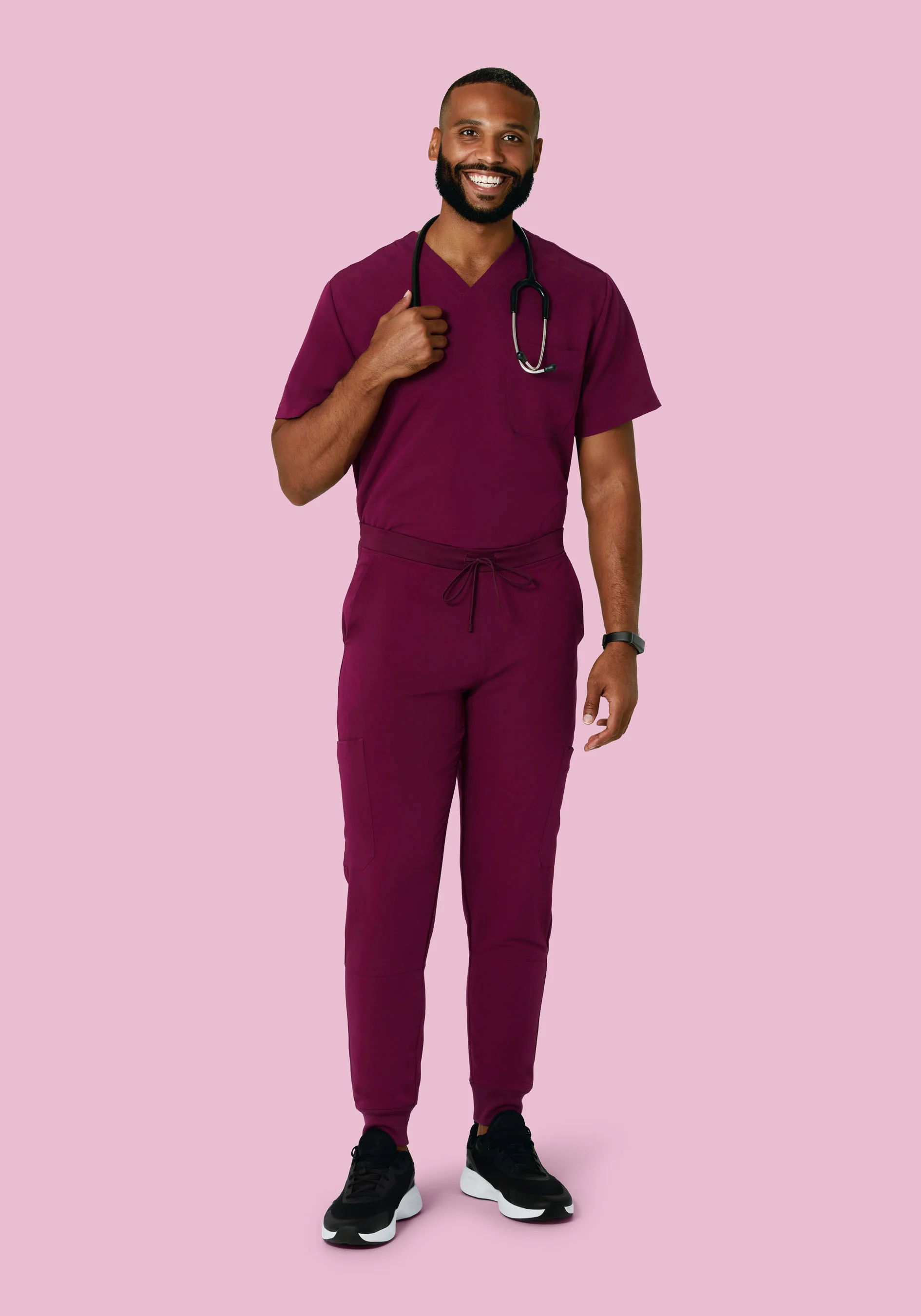 7 Pocket Joggers Sangria - Image 2