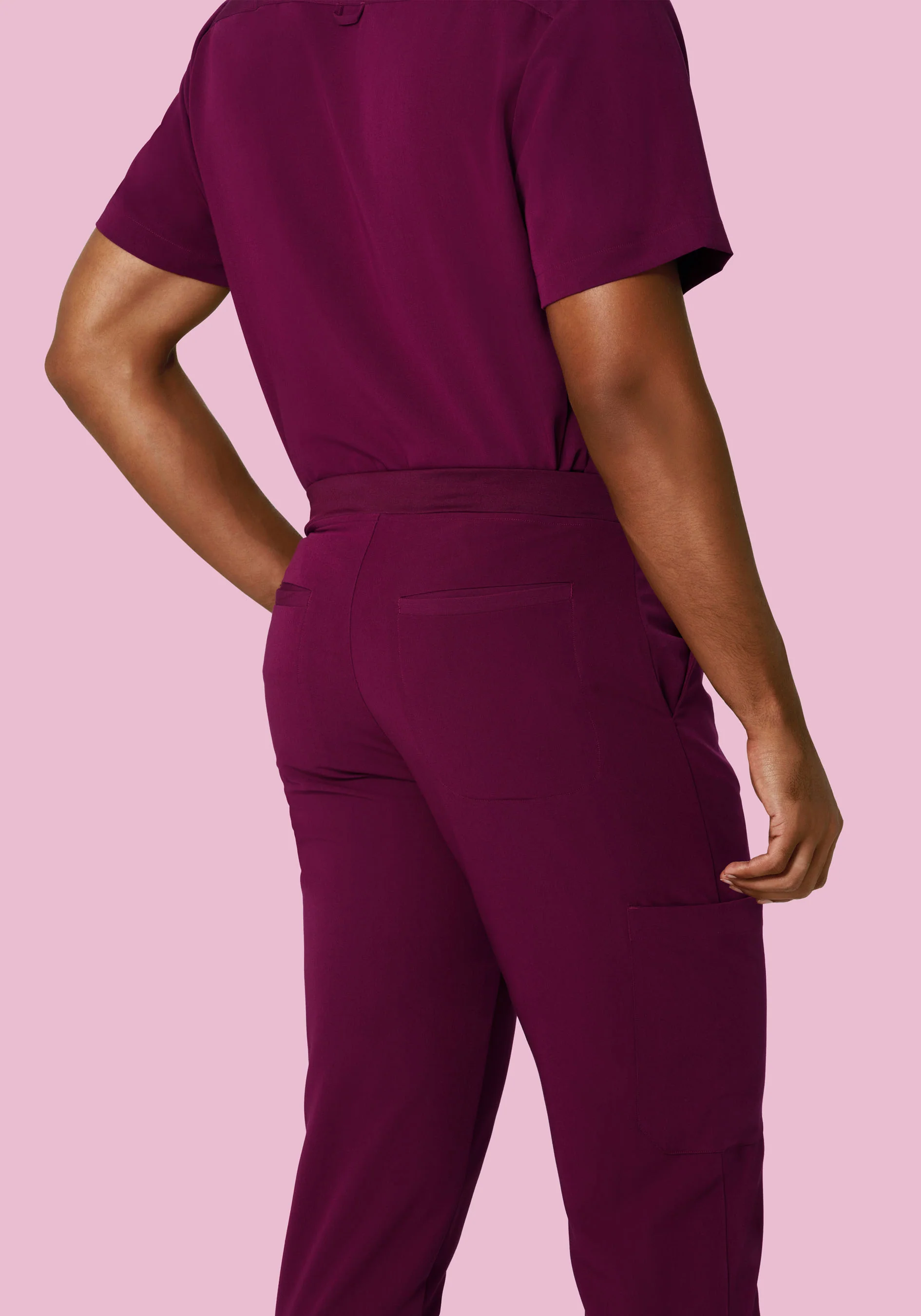 7 Pocket Joggers Sangria - Image 4