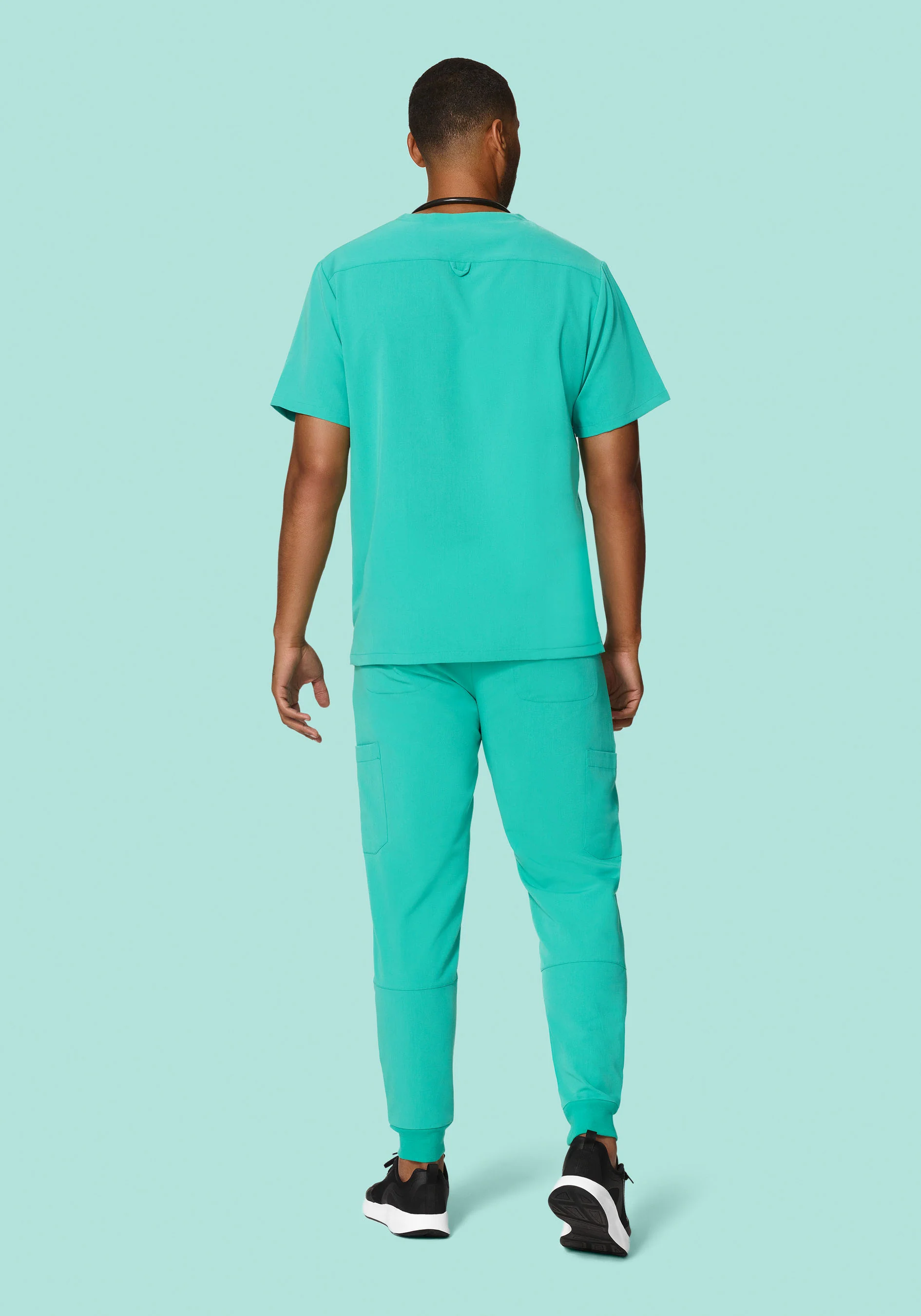 7 Pocket Joggers Surgical Green - Image 5
