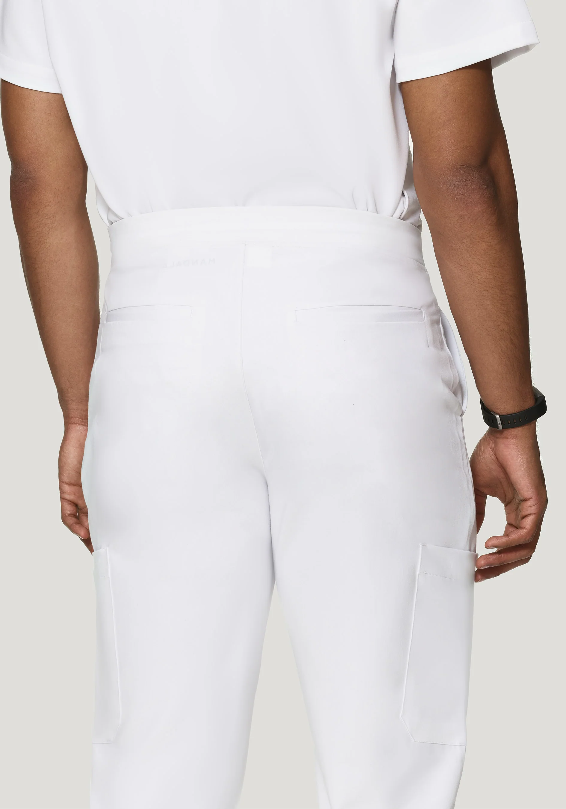 7 Pocket Joggers White - Image 4