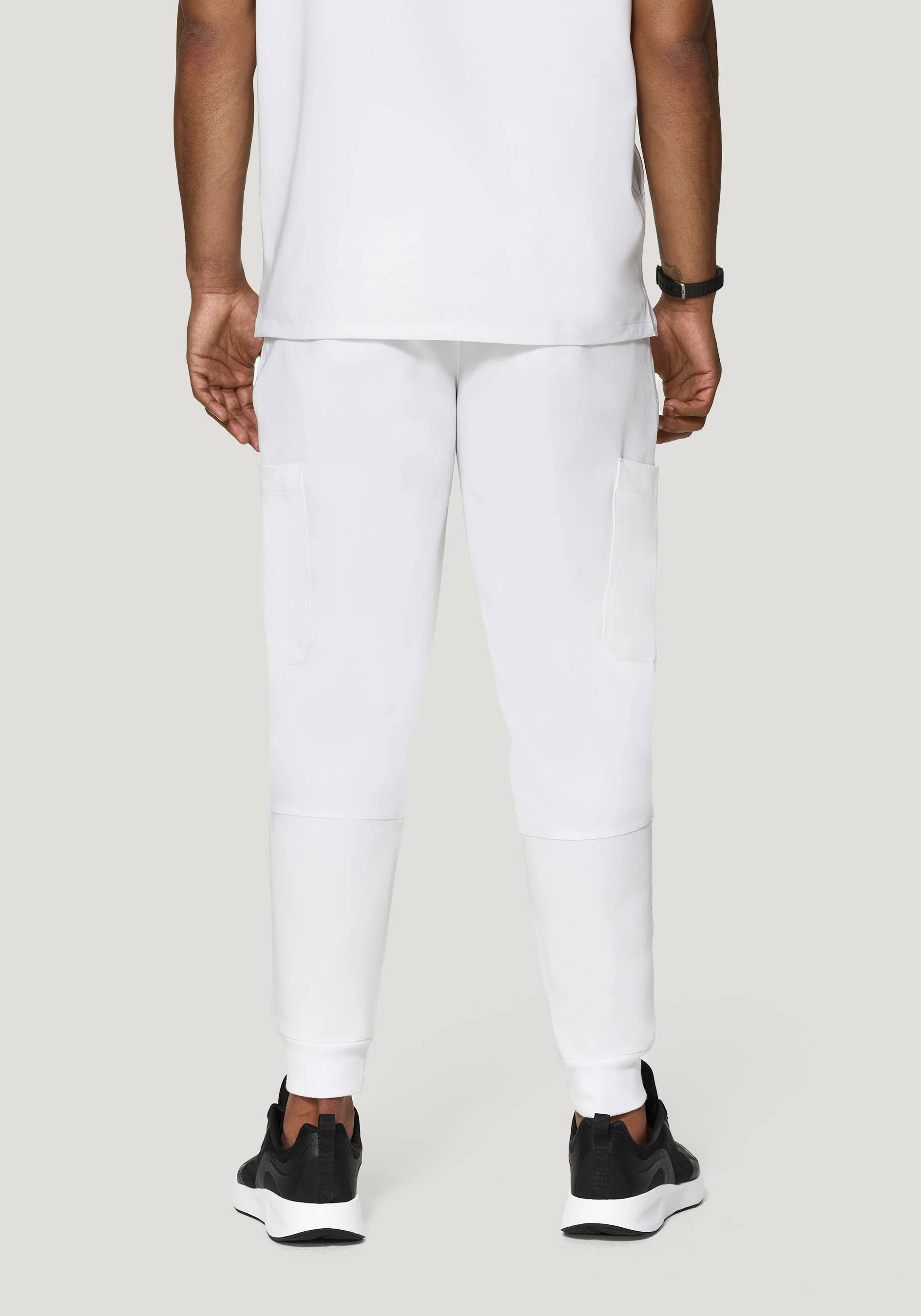 7 Pocket Joggers White - Image 5
