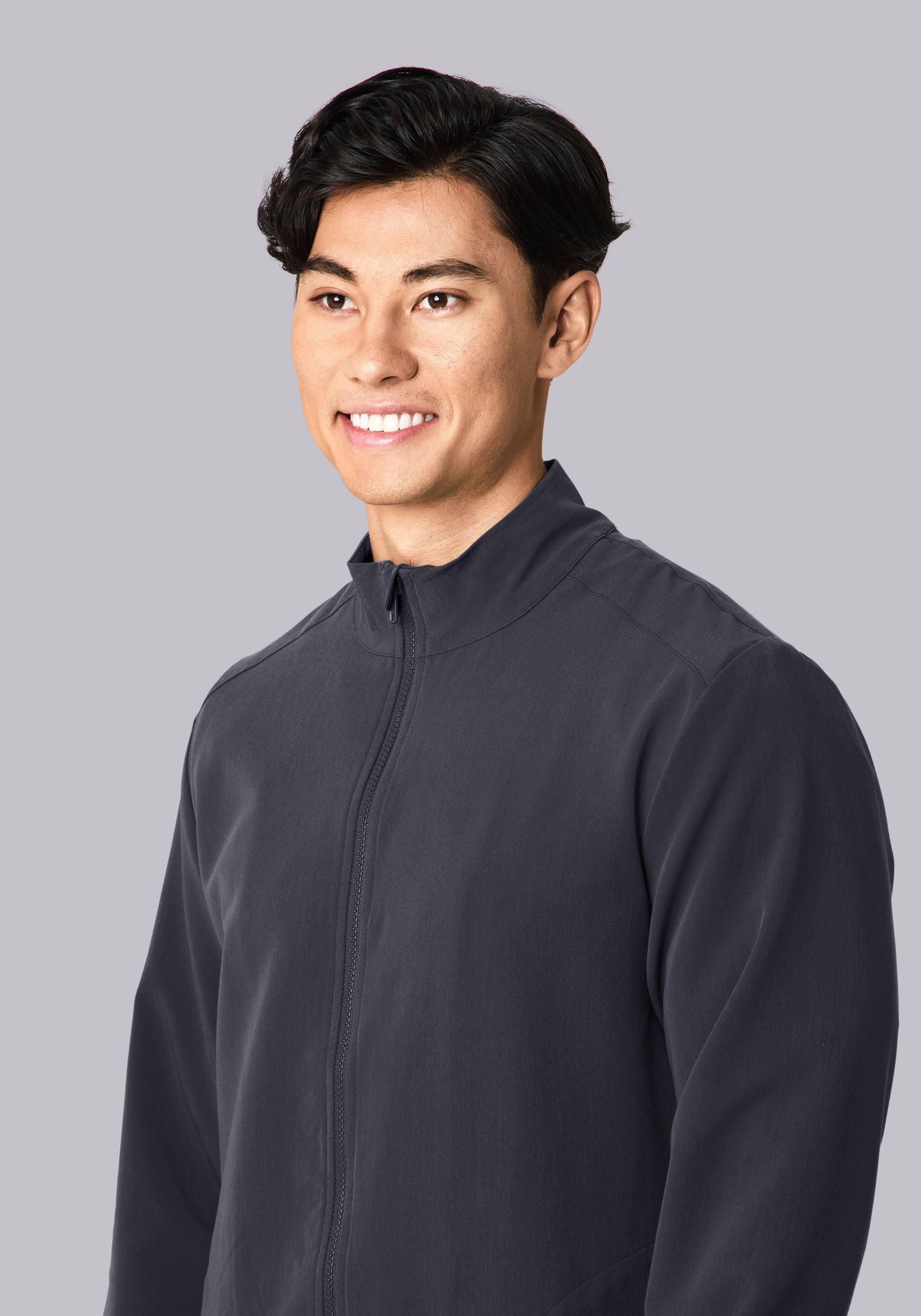 Men's Modern Scrub Jacket Pewter - Image 3