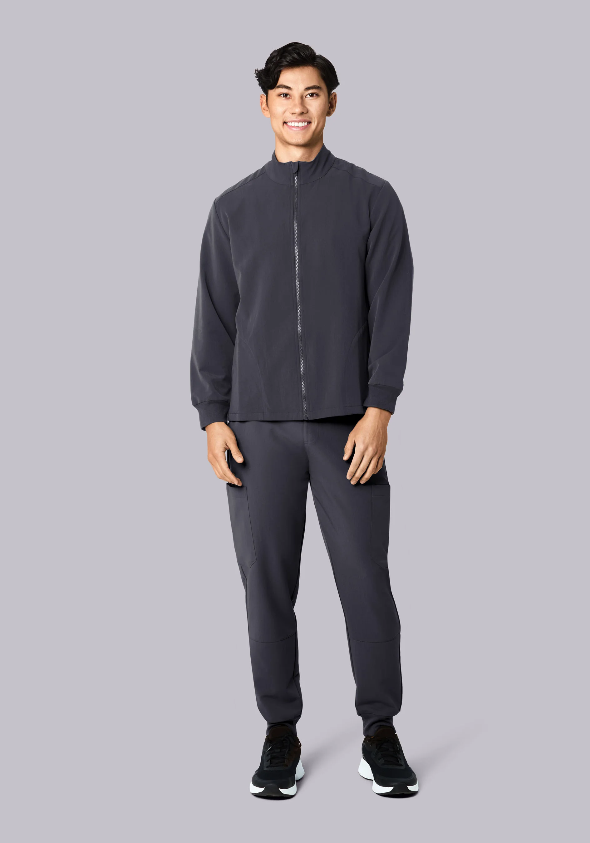 Men's Modern Scrub Jacket Pewter - Image 4