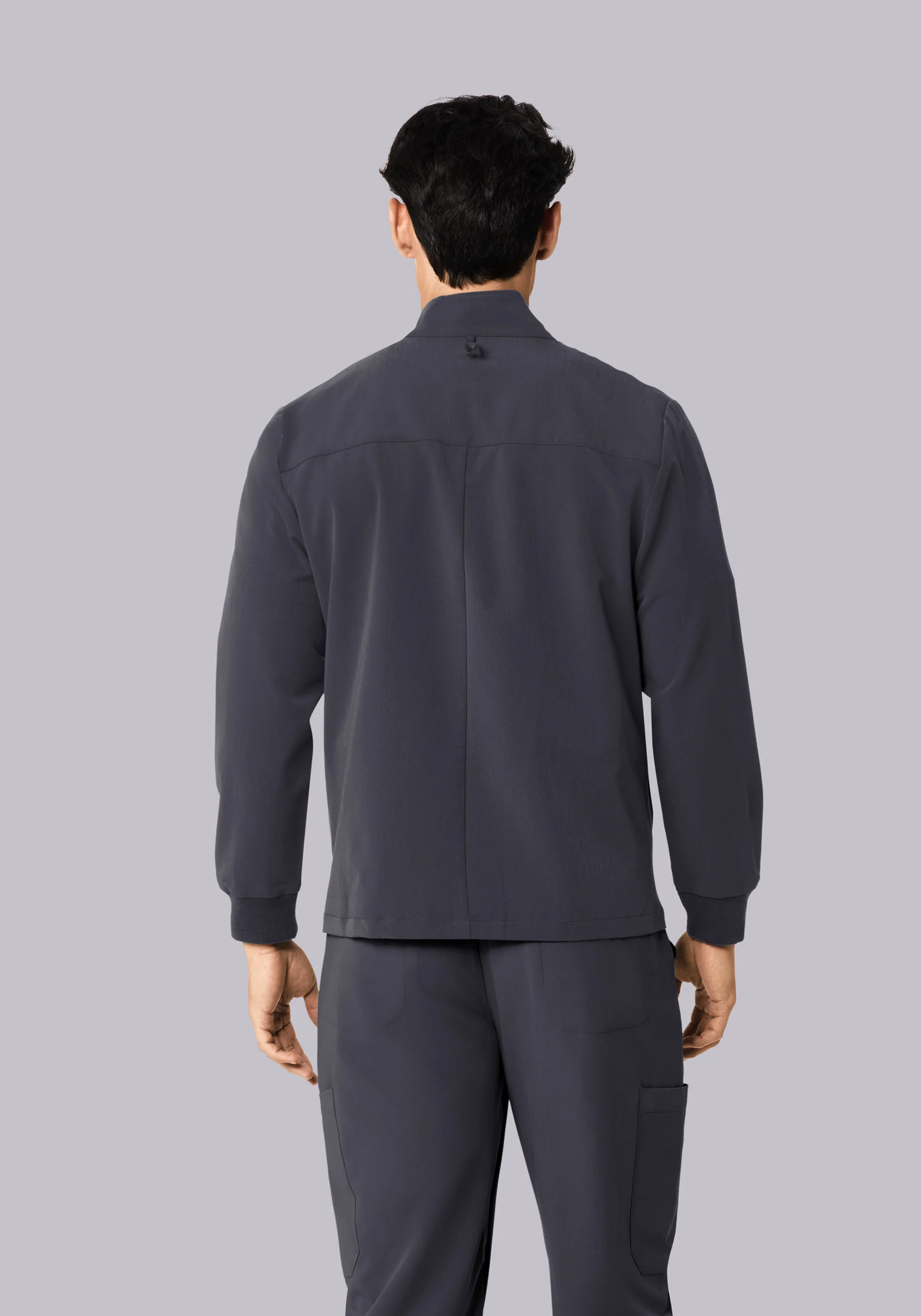 Men's Modern Scrub Jacket Pewter - Image 5