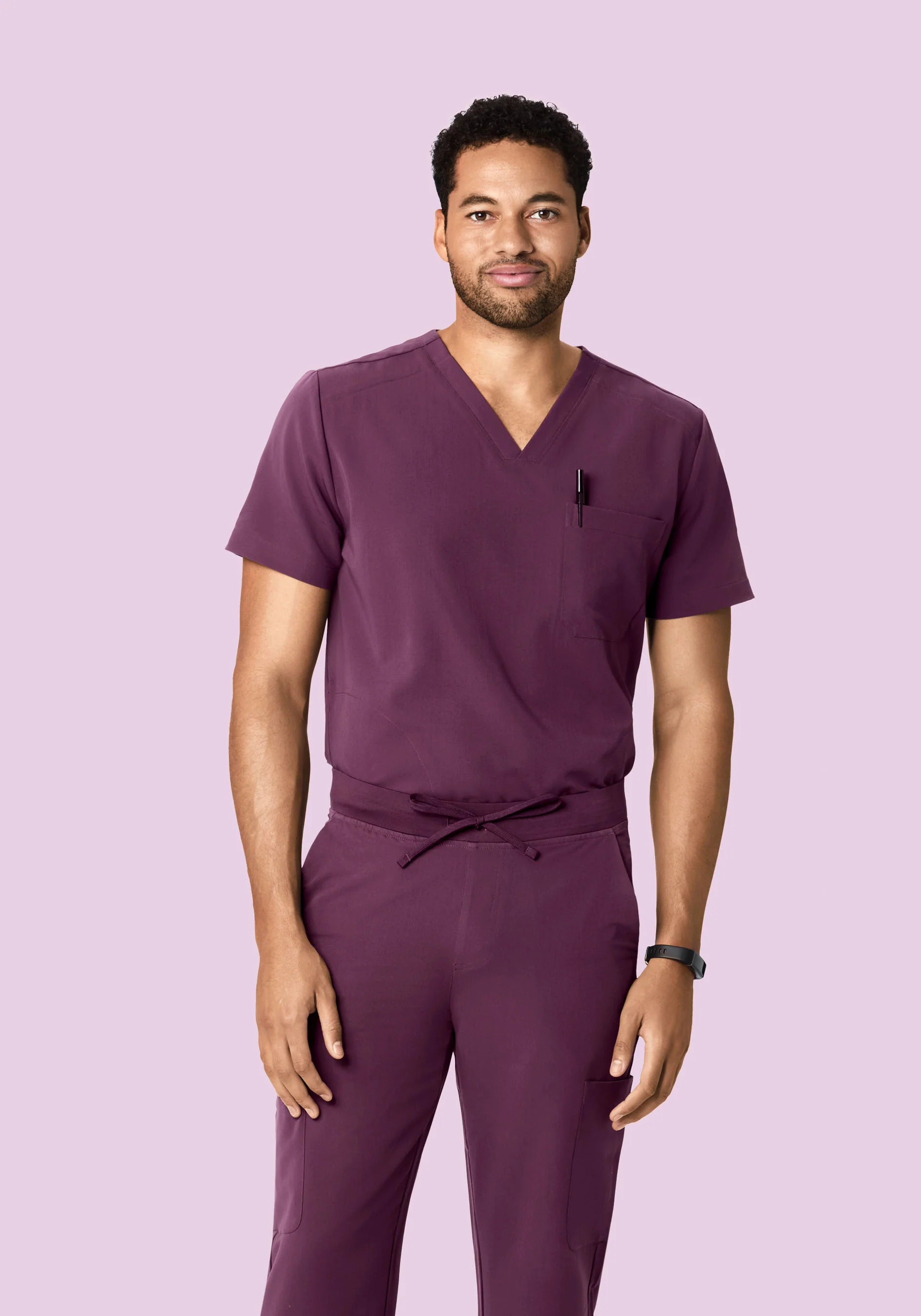 Three Pocket Top Bordeaux - Image 2