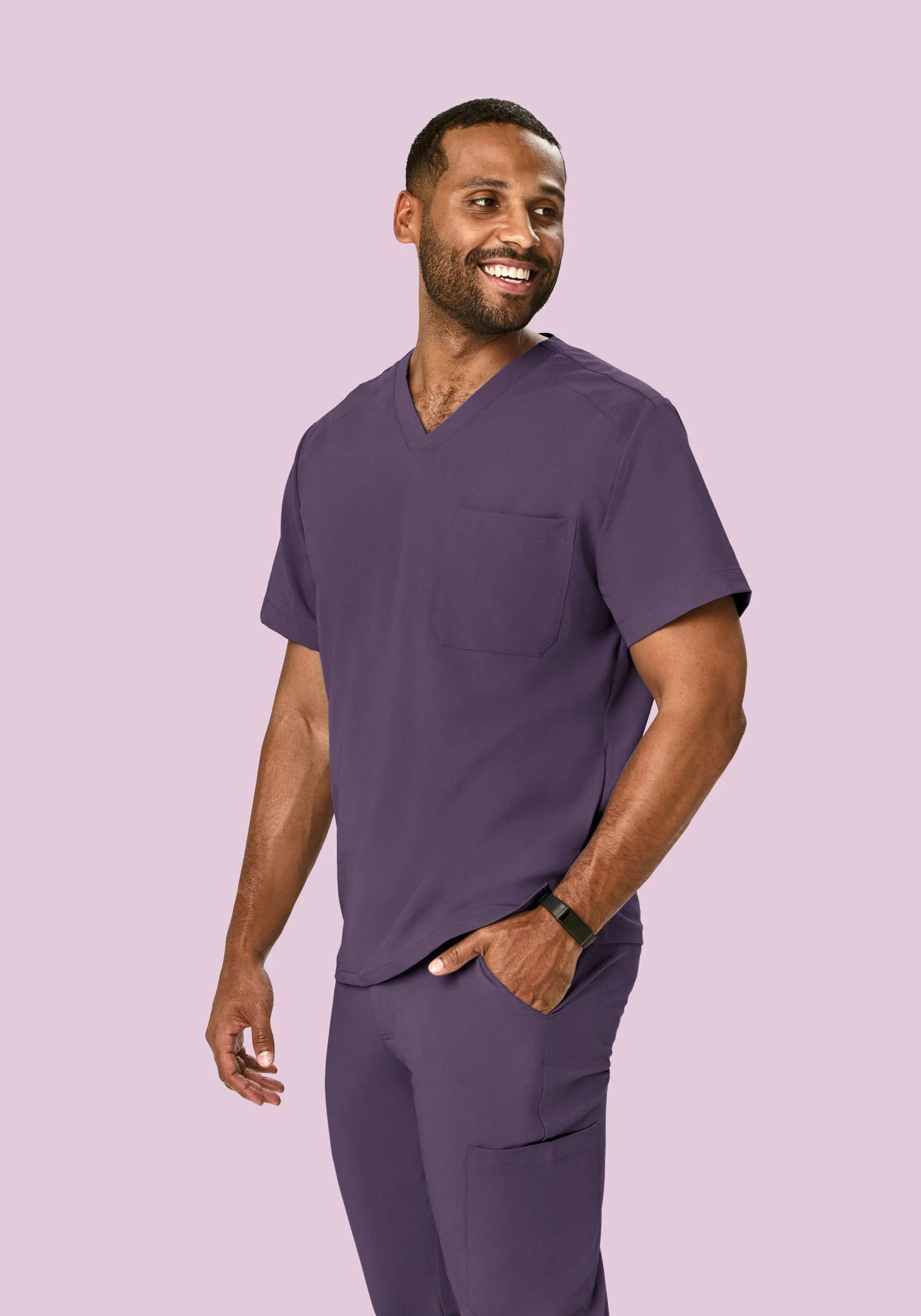Three Pocket Top Deep Dewberry - Image 3