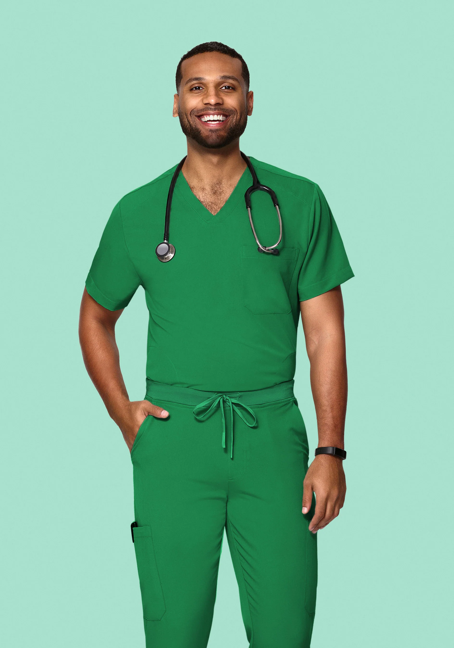 Three Pocket Top Emerald - Image 2