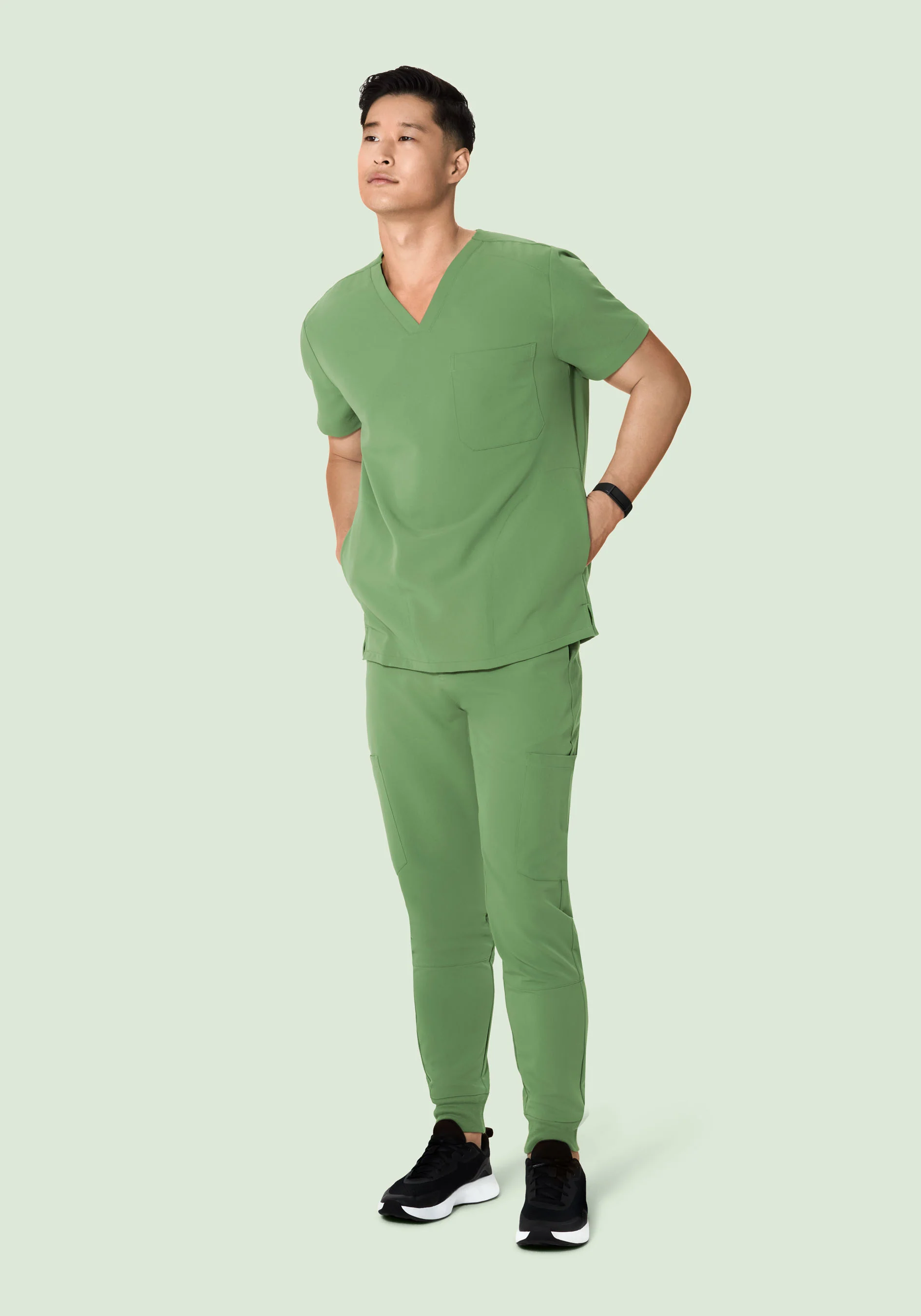 Three Pocket Top Hazel Green - Image 3