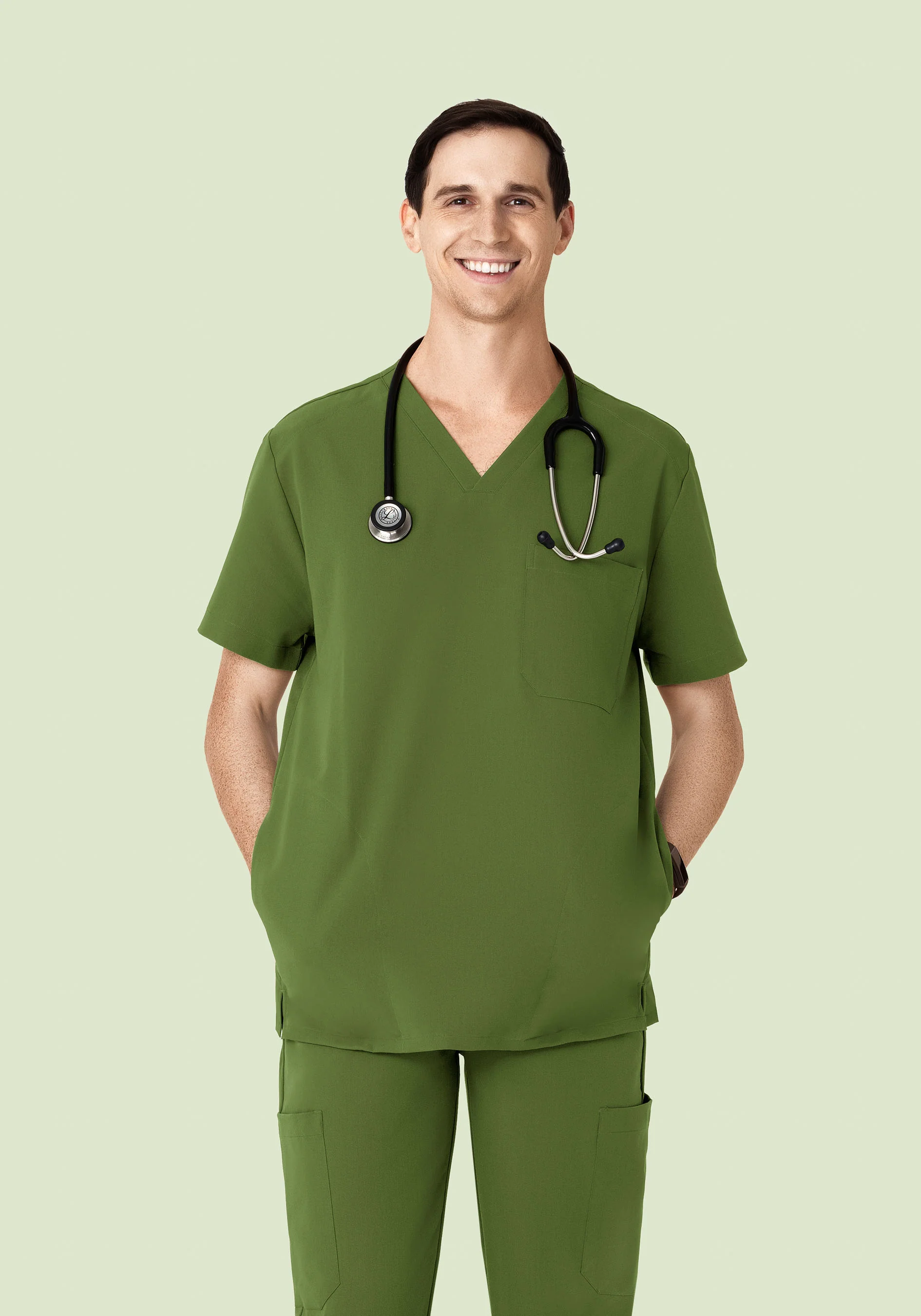 Three Pocket Top Moss