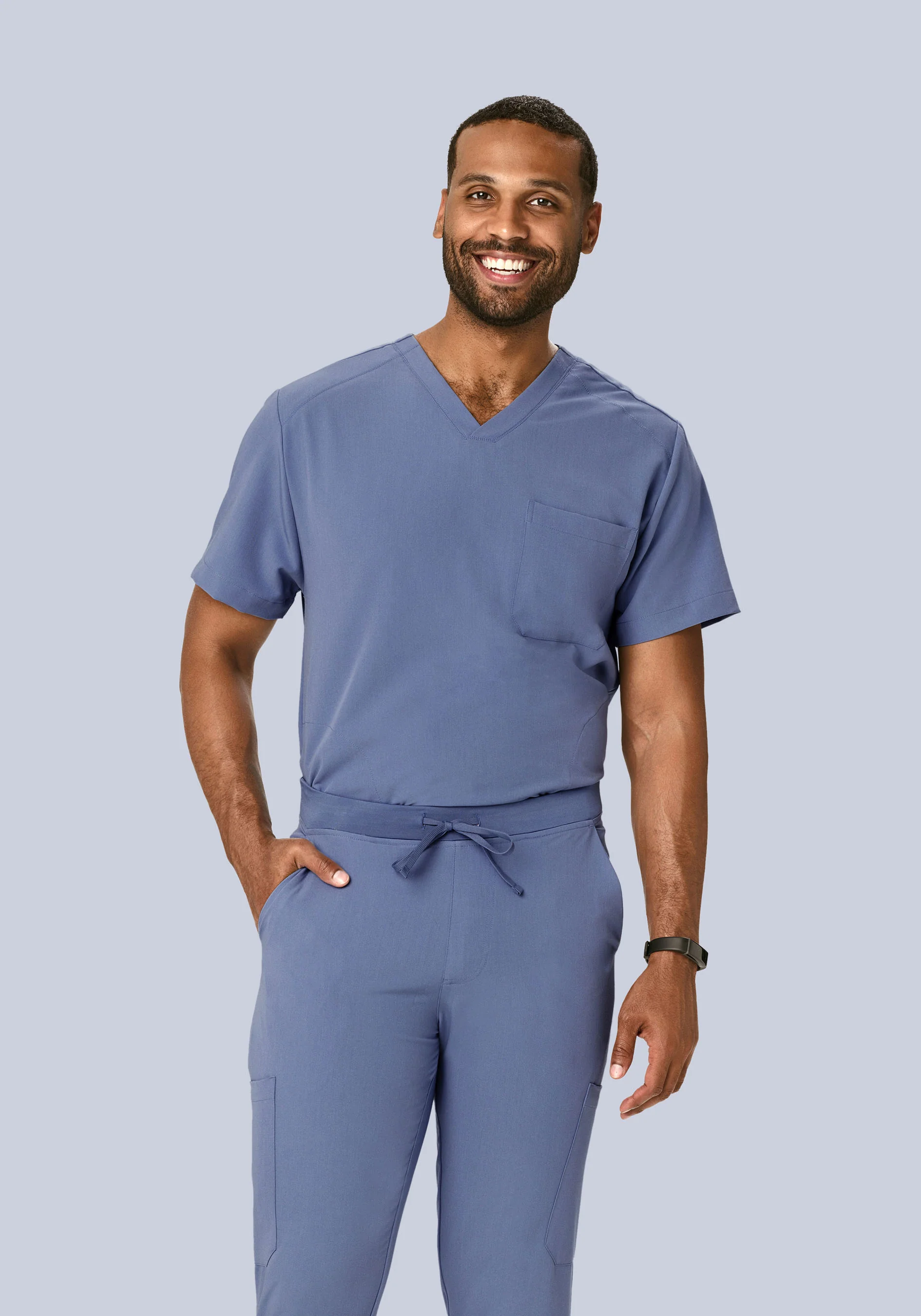 Three Pocket Top Periwinkle - Image 4