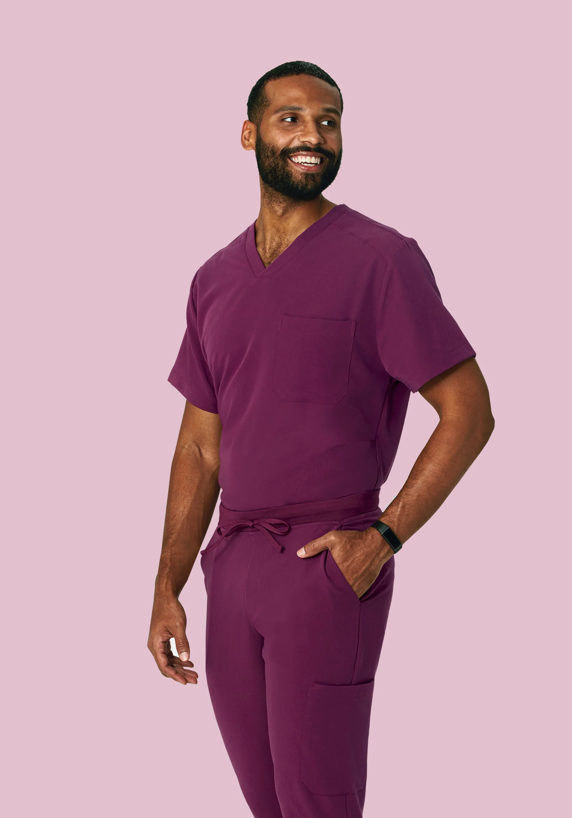 Three Pocket Top Plum - Image 2