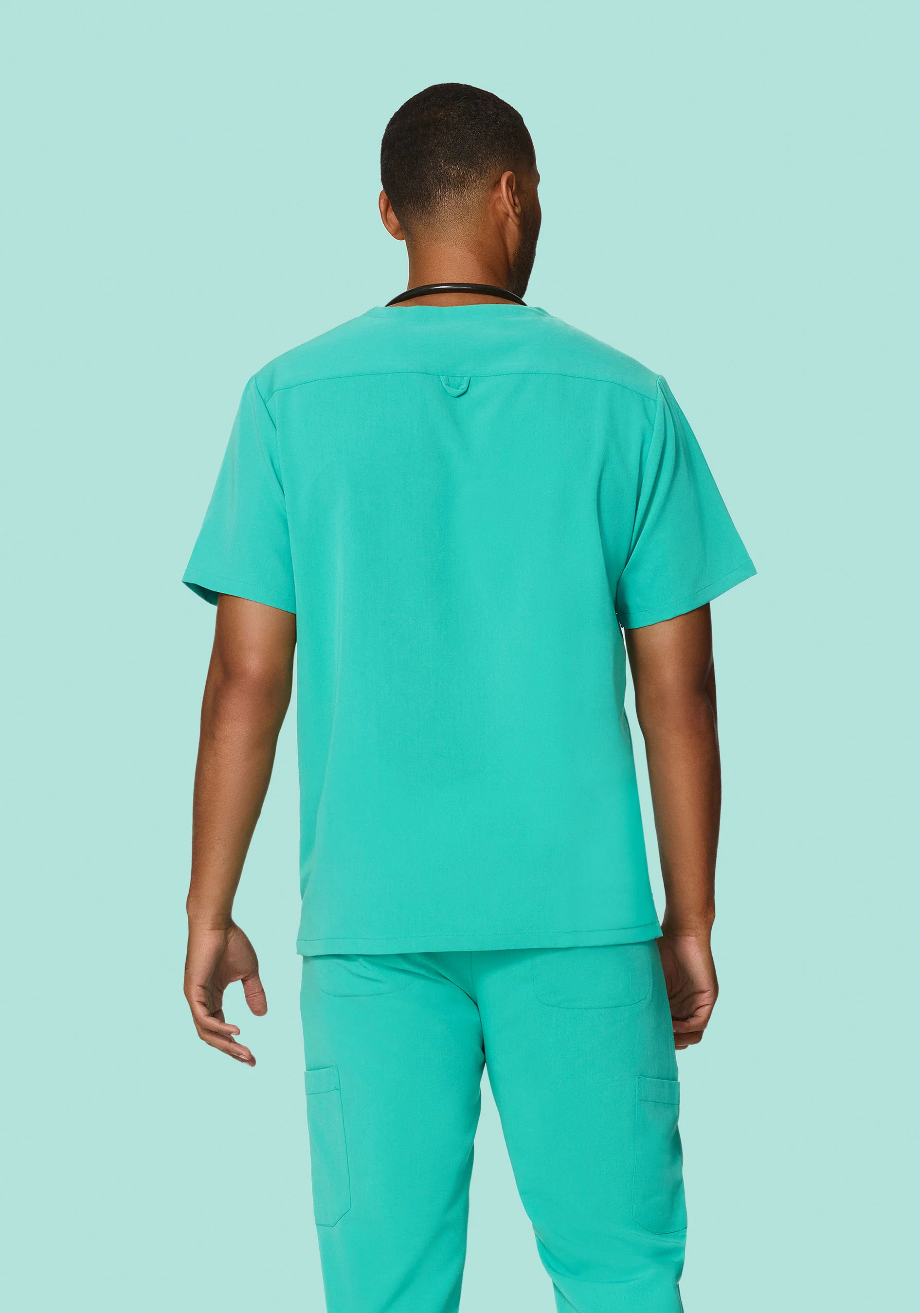 Three Pocket Top Surgical Green - Image 5