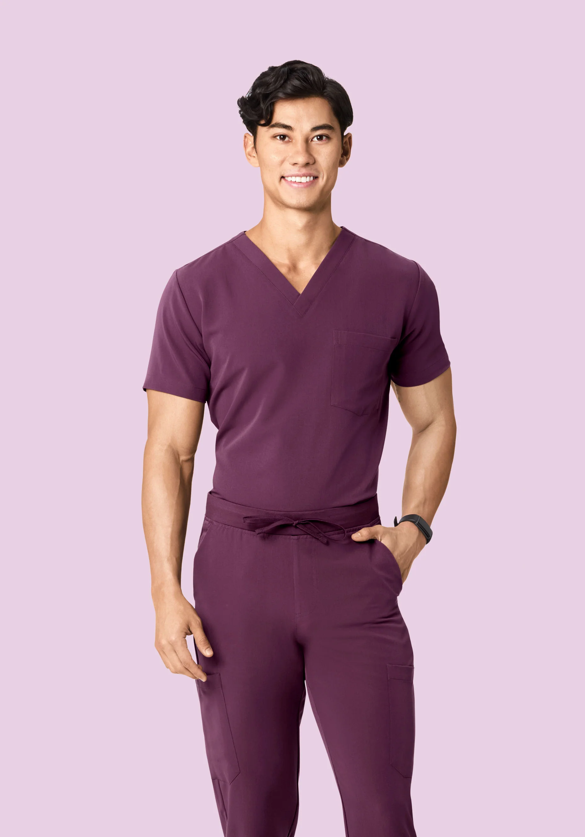 Two Pocket Top Bordeaux - Image 2