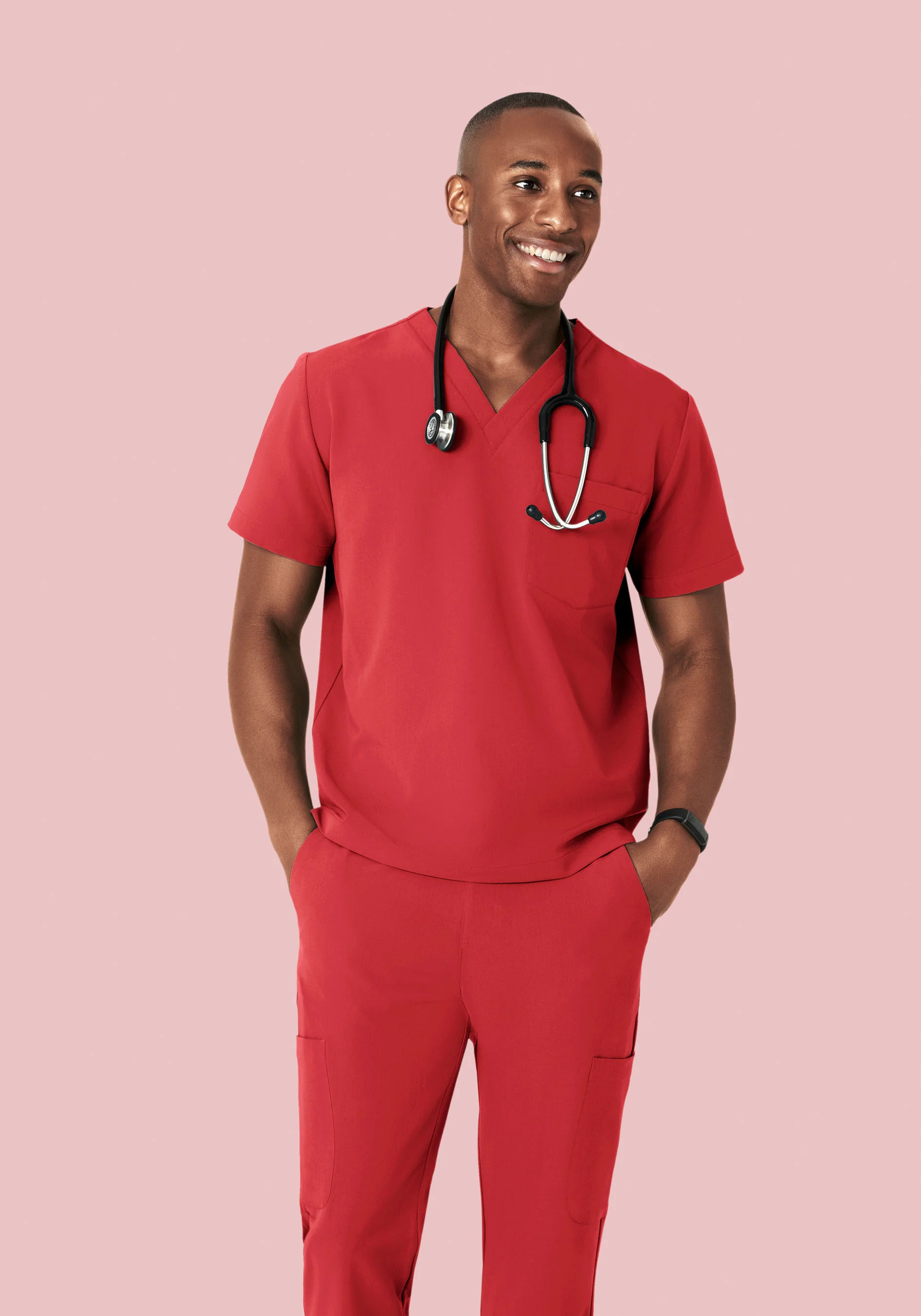 Two Pocket Top Cranberry