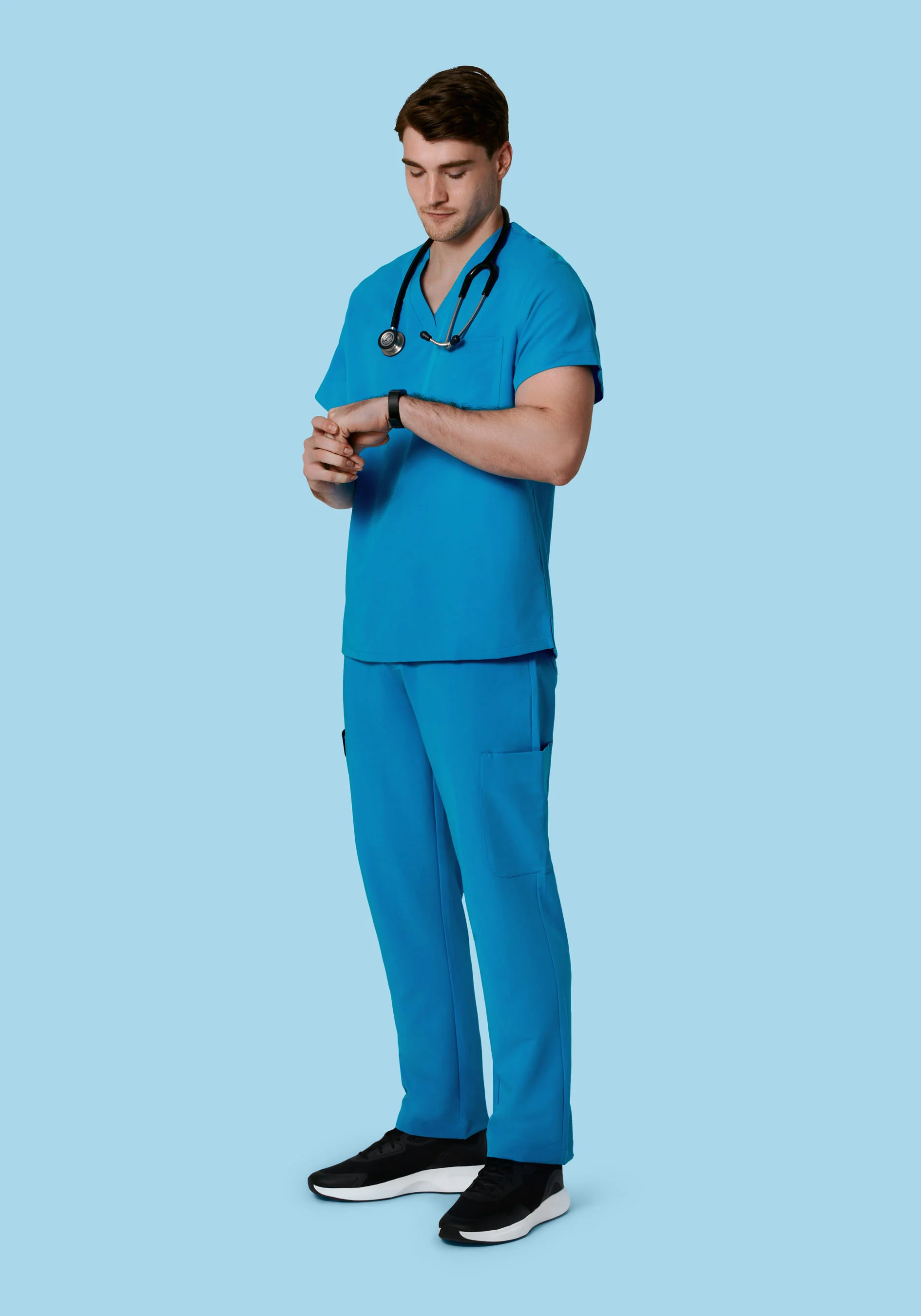Two Pocket Top Electric Blue - Image 3