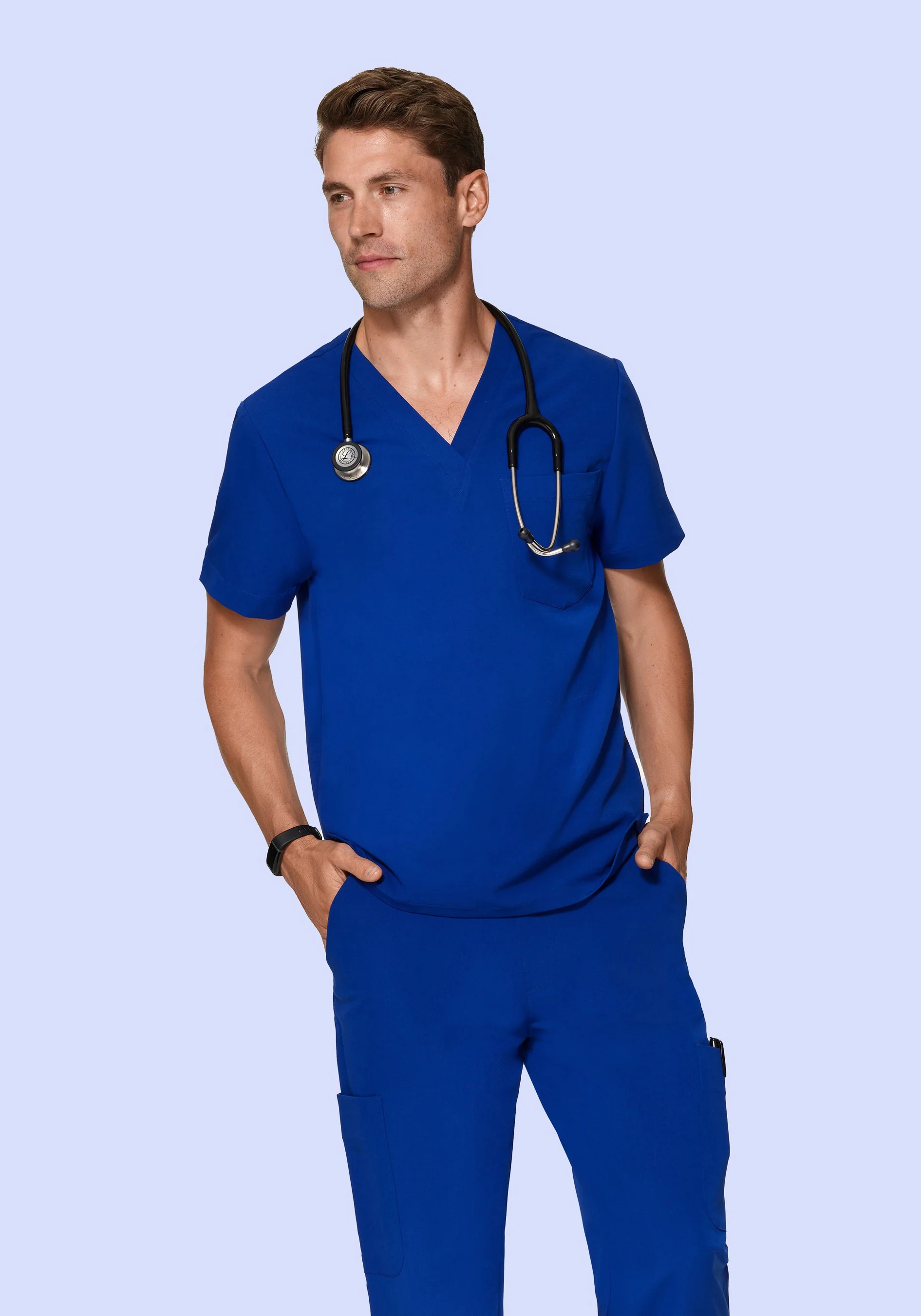 Two Pocket Top Galaxy Blue - Image 3