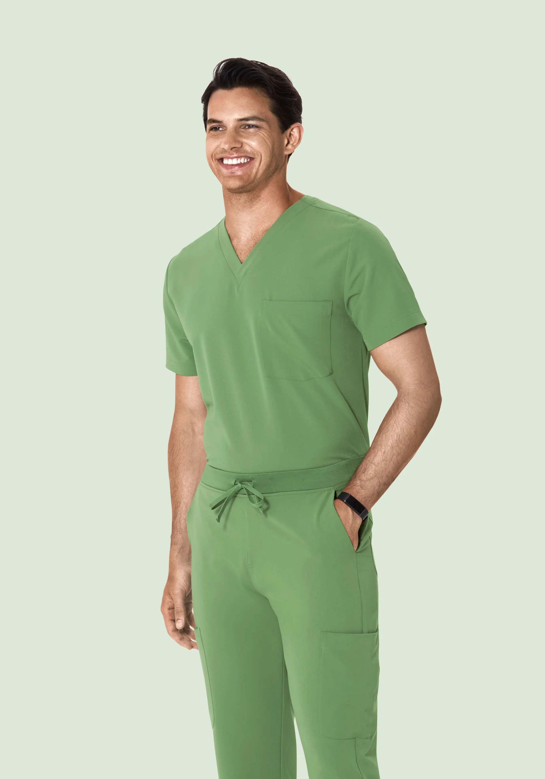 Two Pocket Top Hazel Green - Image 2