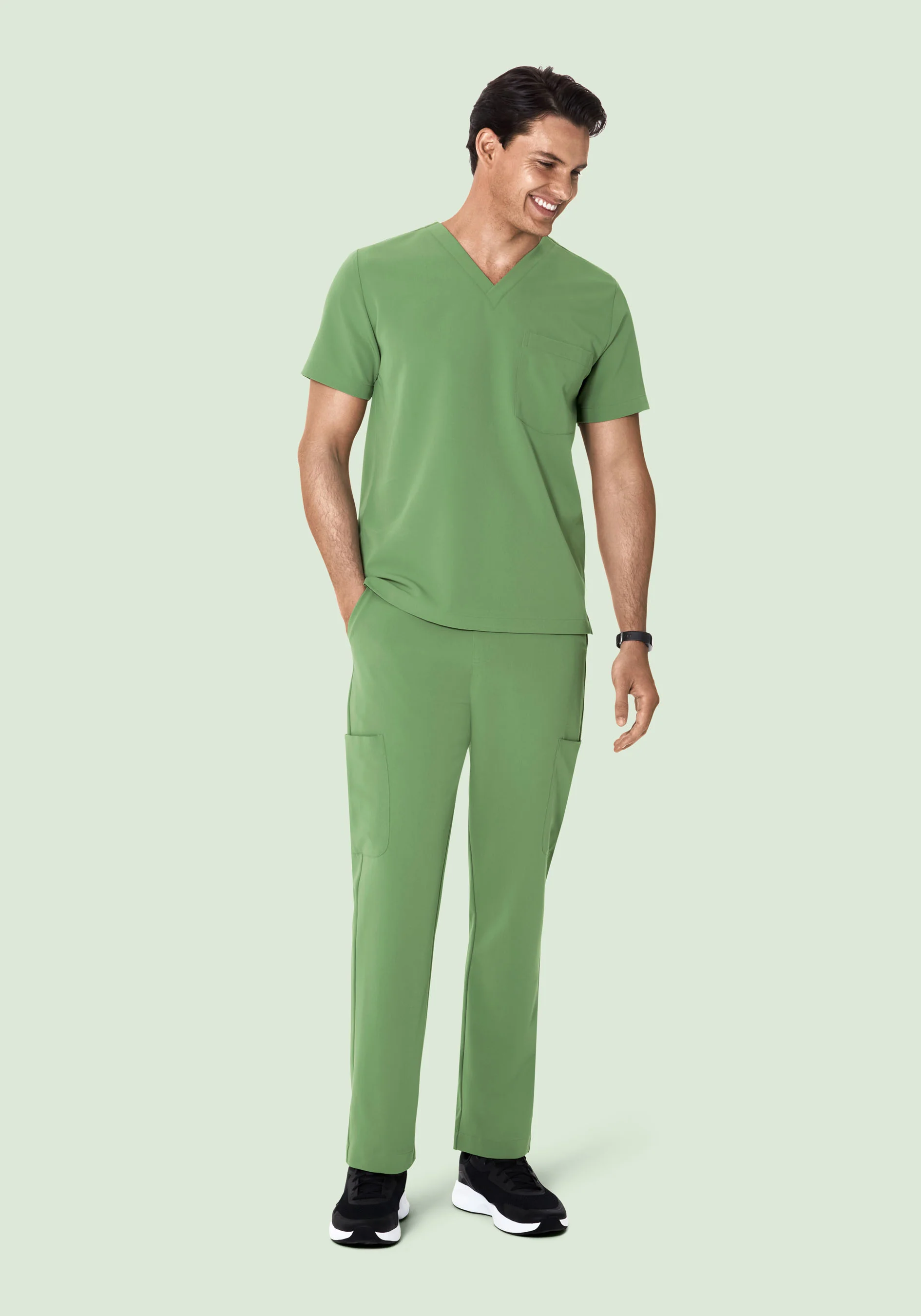 Two Pocket Top Hazel Green - Image 3