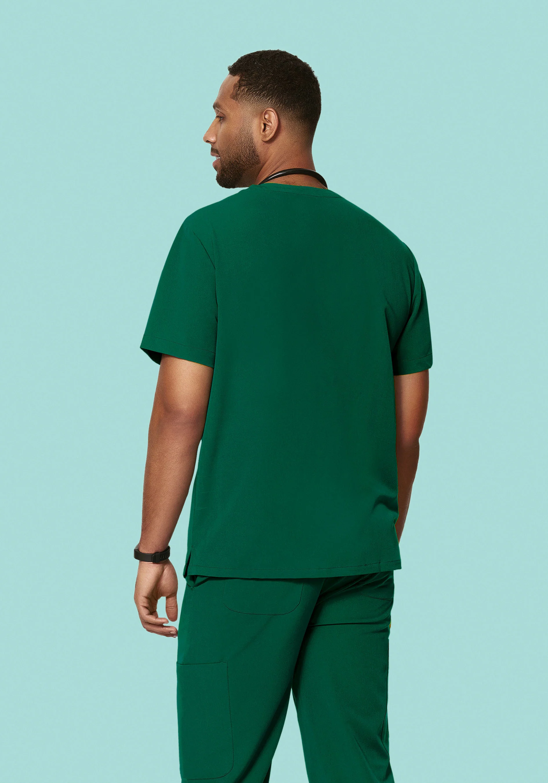Two Pocket Top Hunter Green - Image 4
