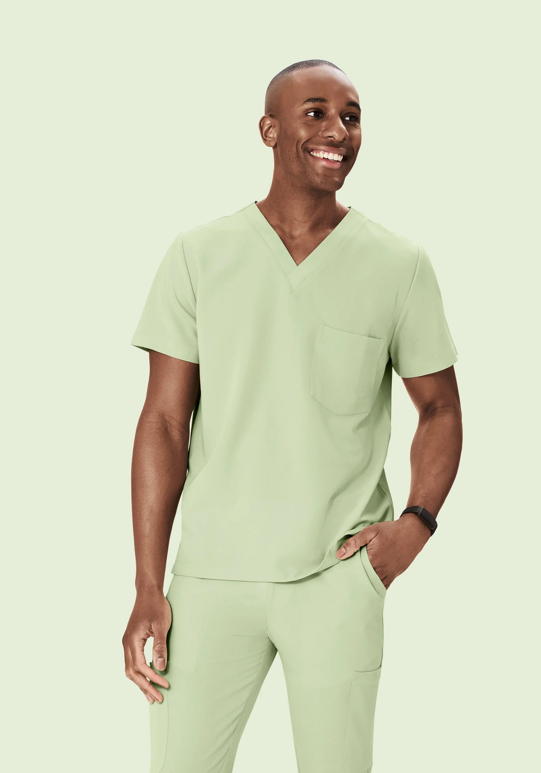 Two Pocket Top Matcha