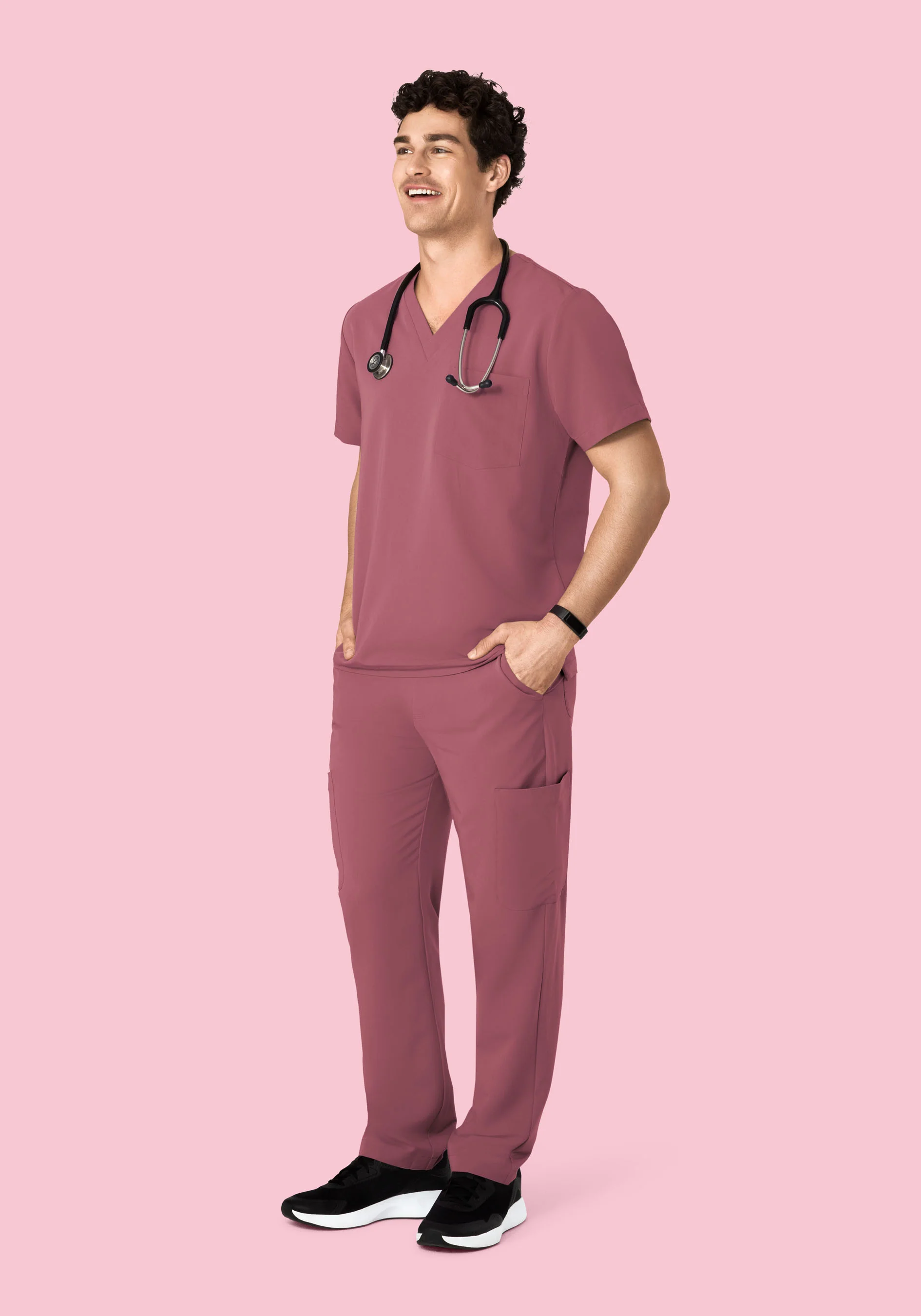 Two Pocket Top Mauve - Image 4