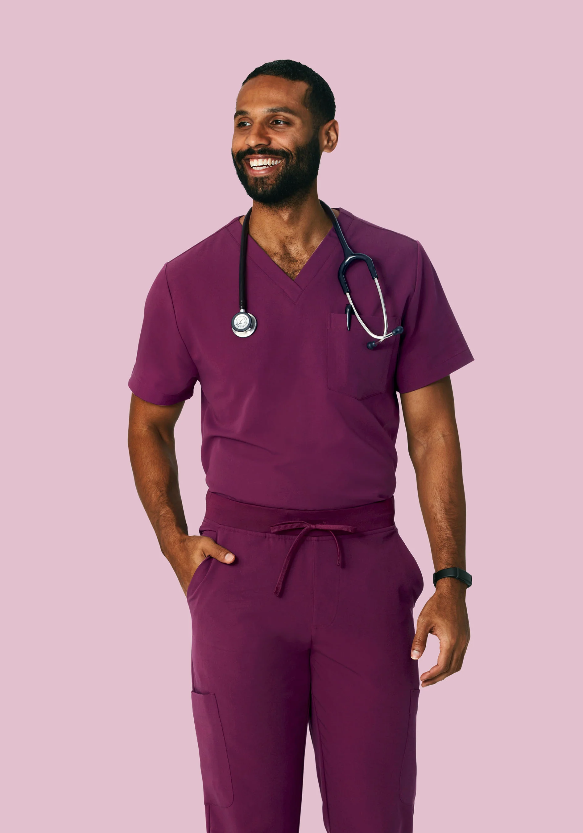 Two Pocket Top Plum - Image 2