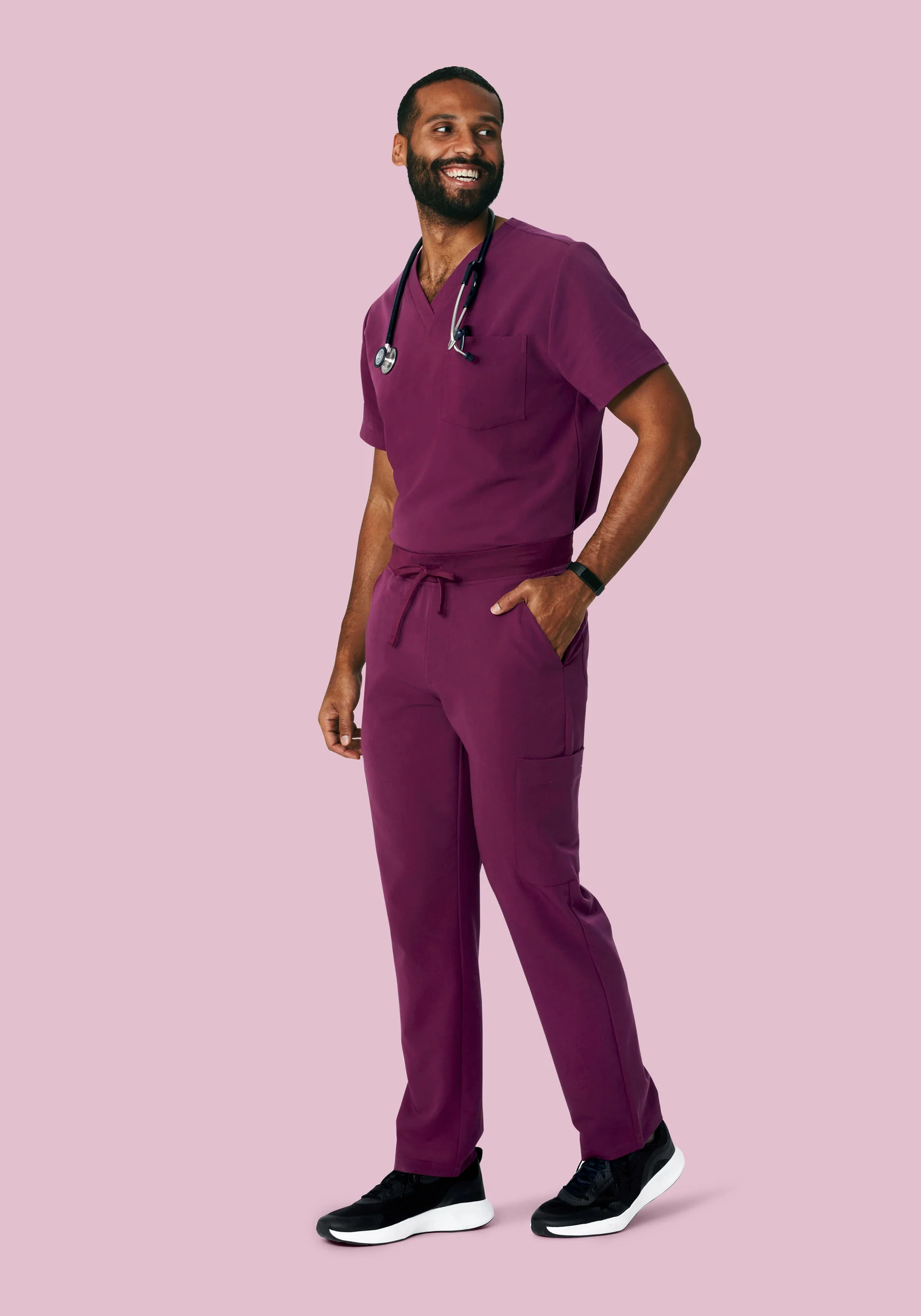 Two Pocket Top Plum - Image 3