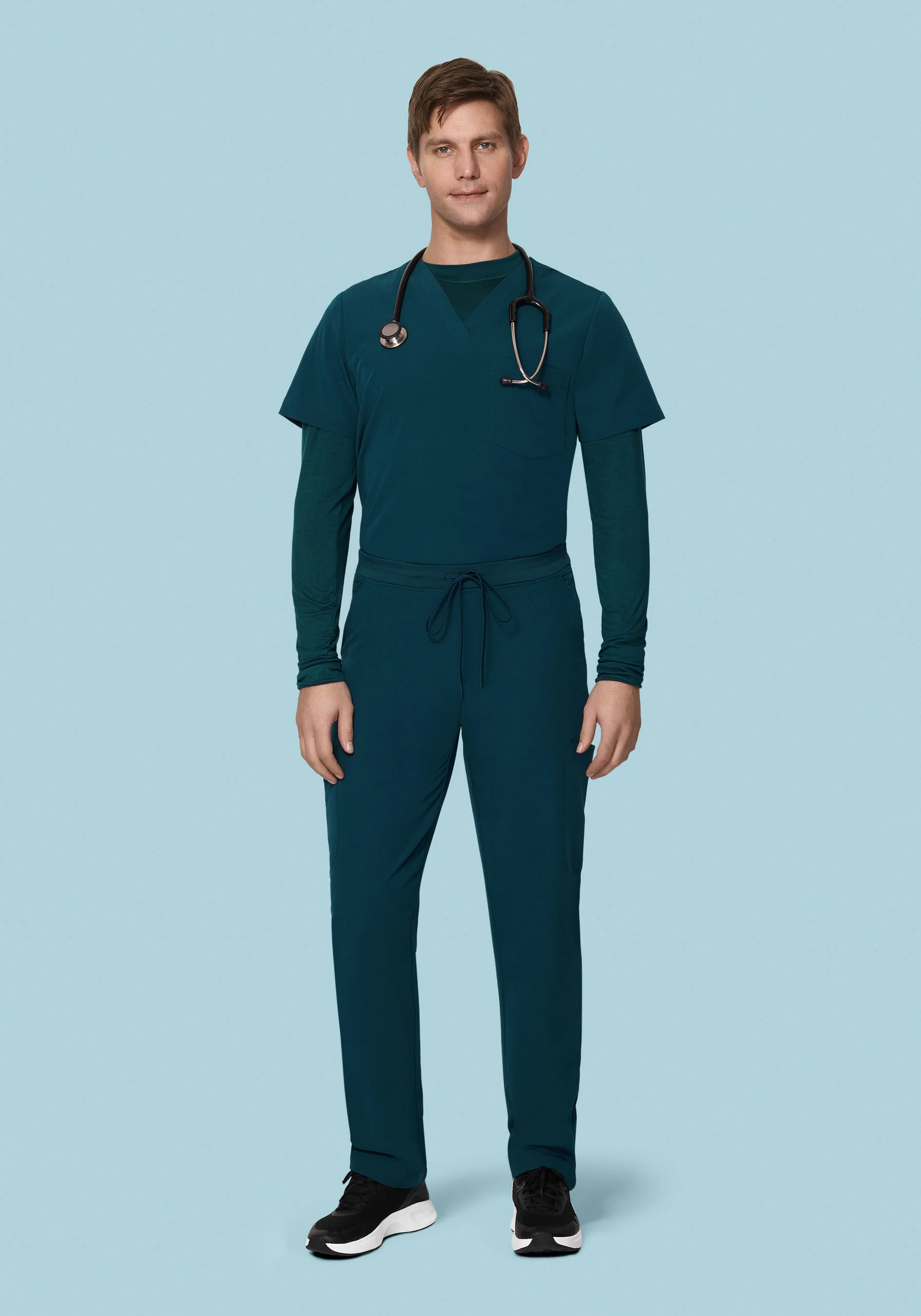 Men's Underscrubs Caribbean Blue - Image 3