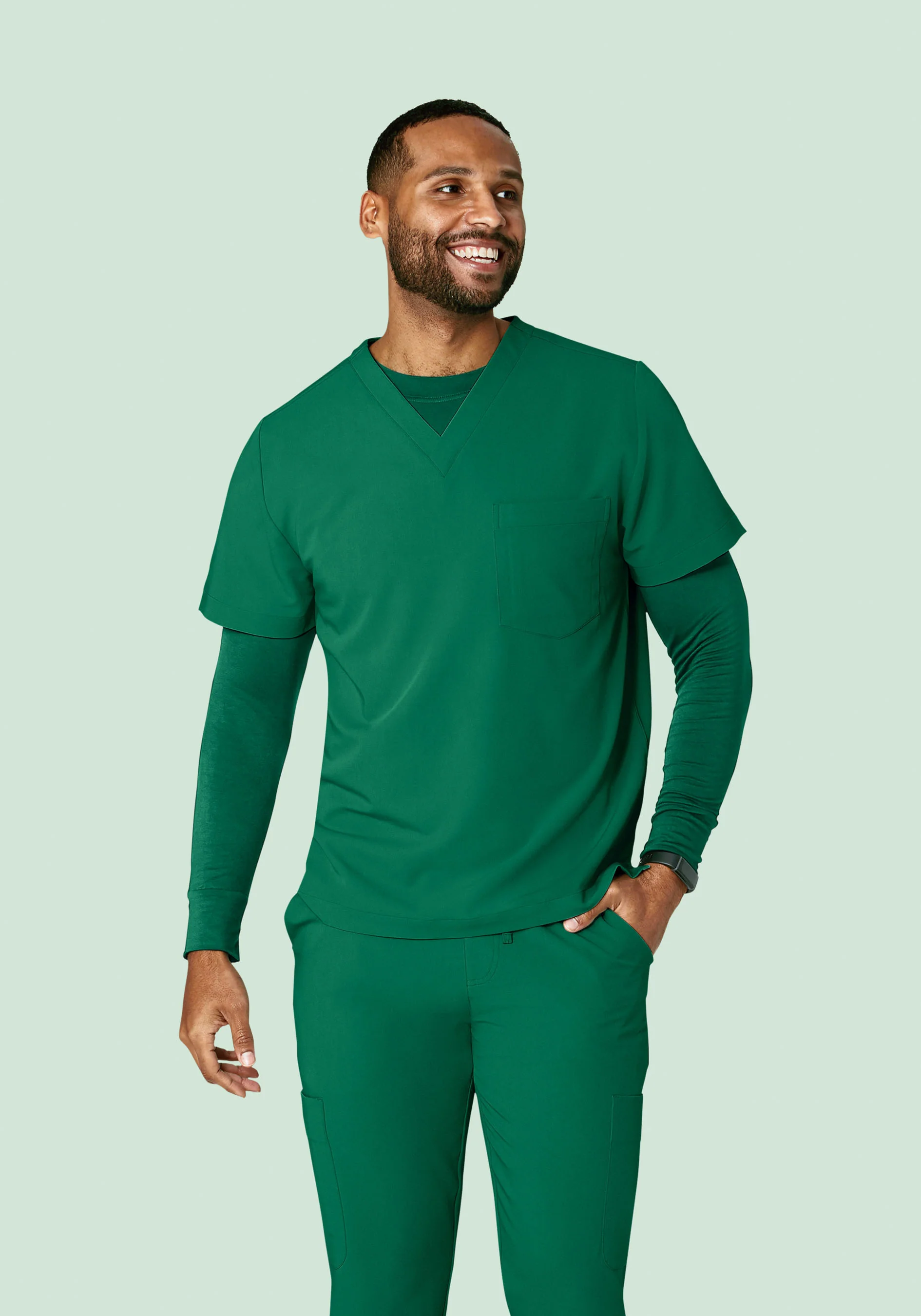 Men's Underscrubs Envy Green - Image 3