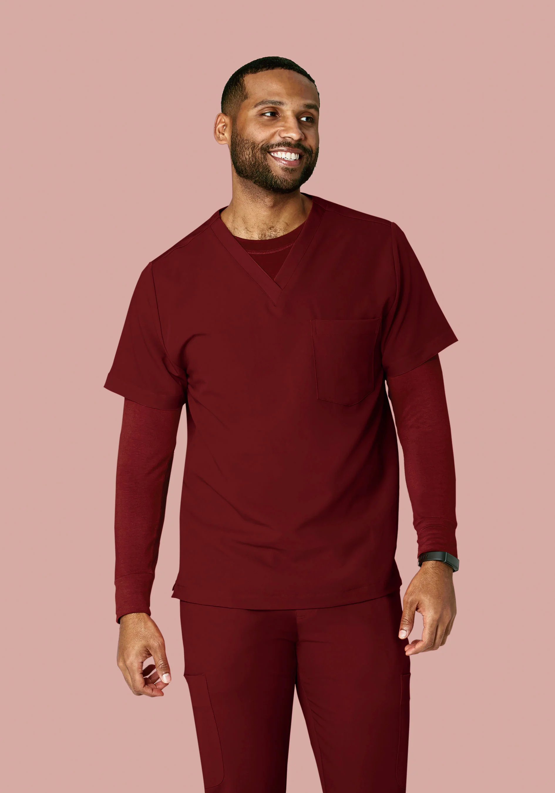 Men's Underscrubs Fired Brick - Image 3