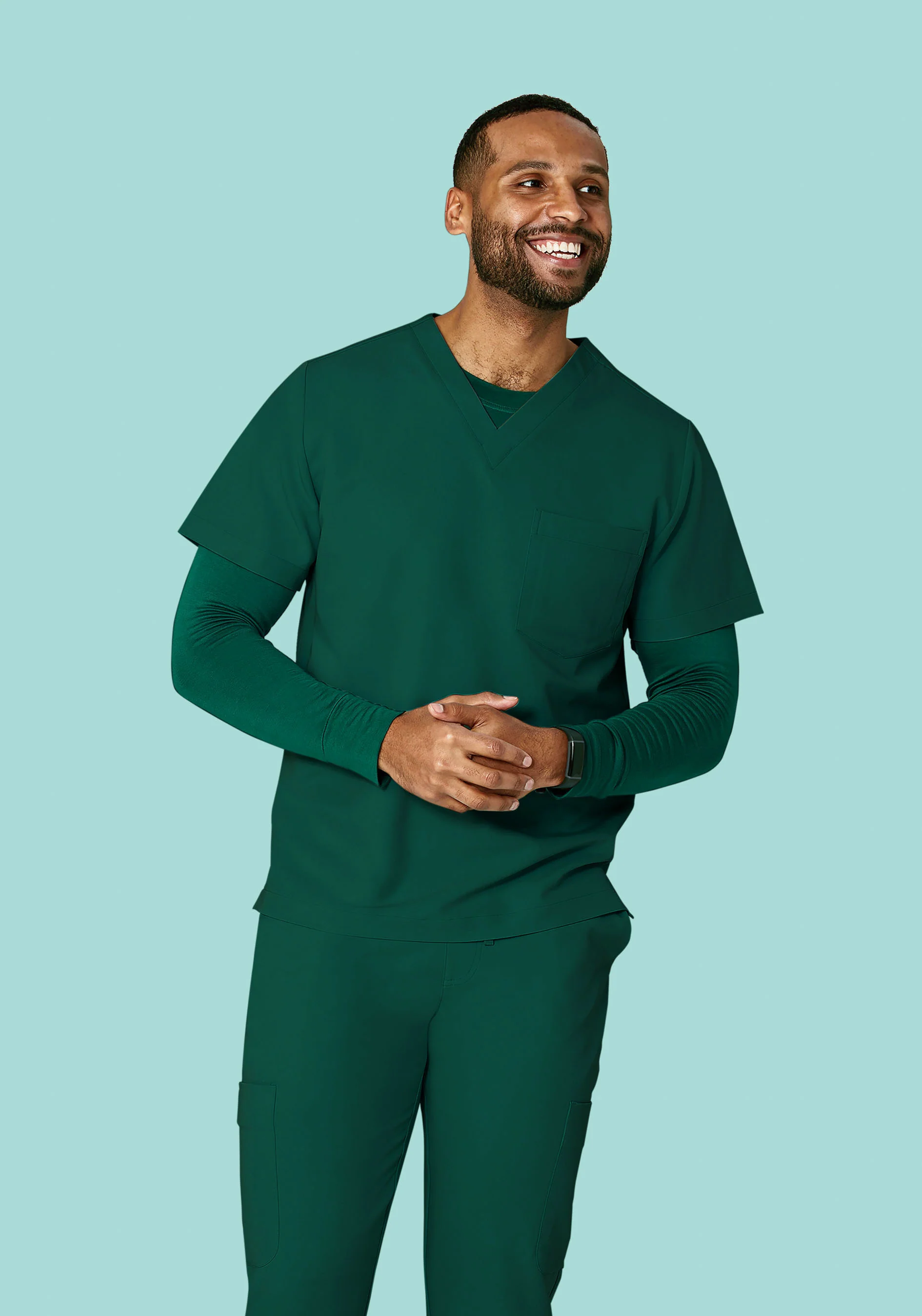 Men's Underscrubs Hunter Green - Image 3