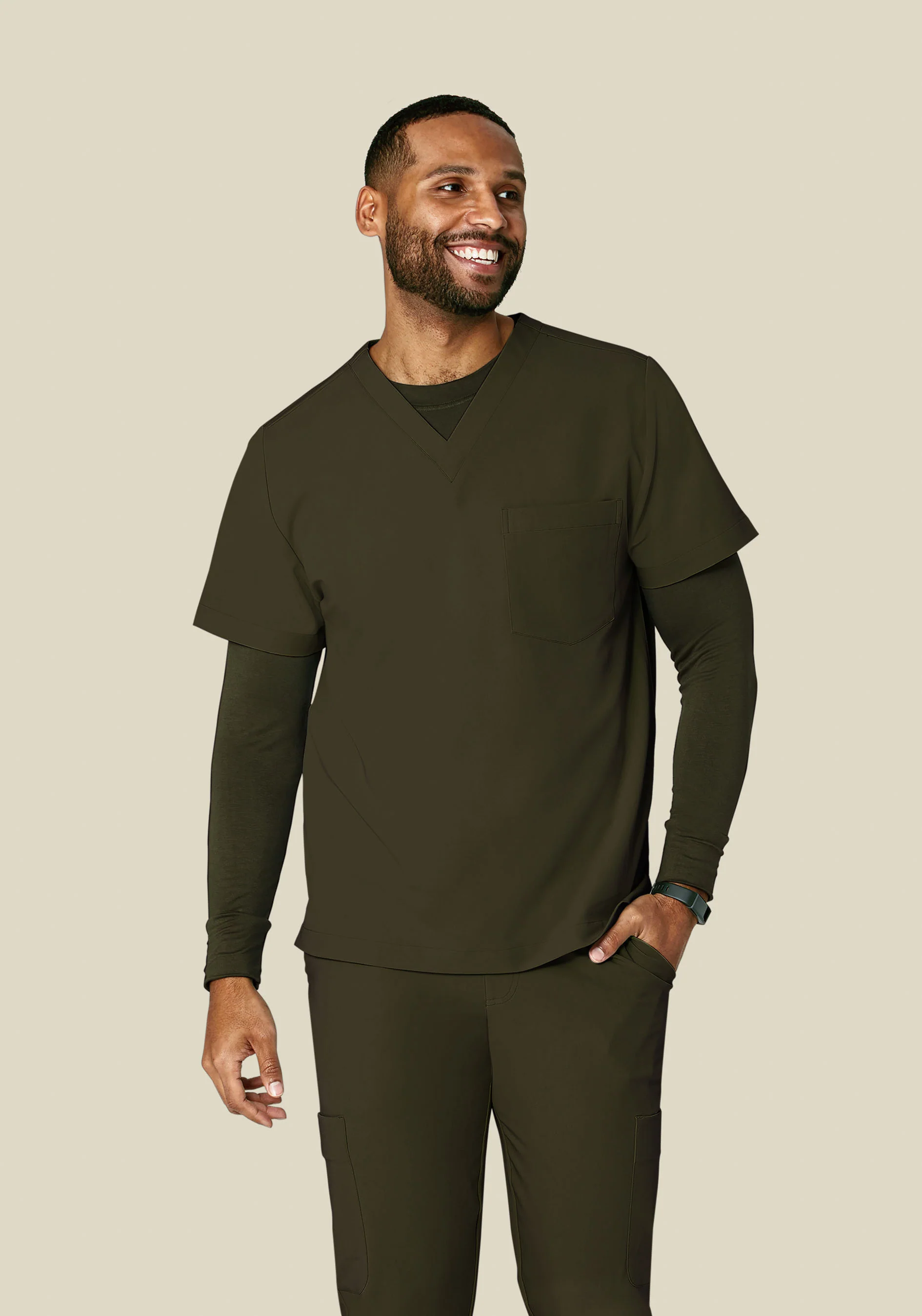 Men's Underscrubs Olive - Image 3