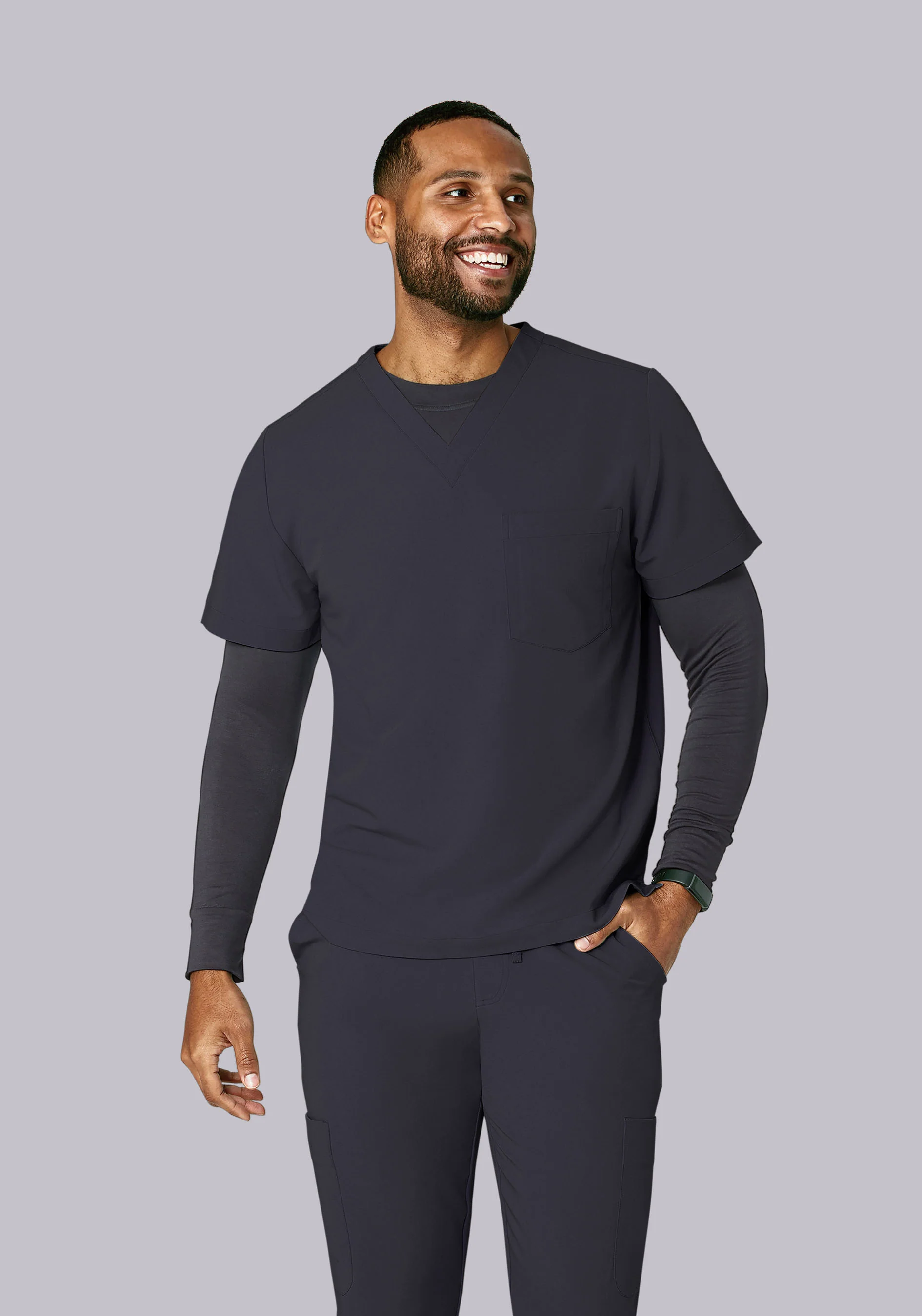 Men's Underscrubs Pewter - Image 3