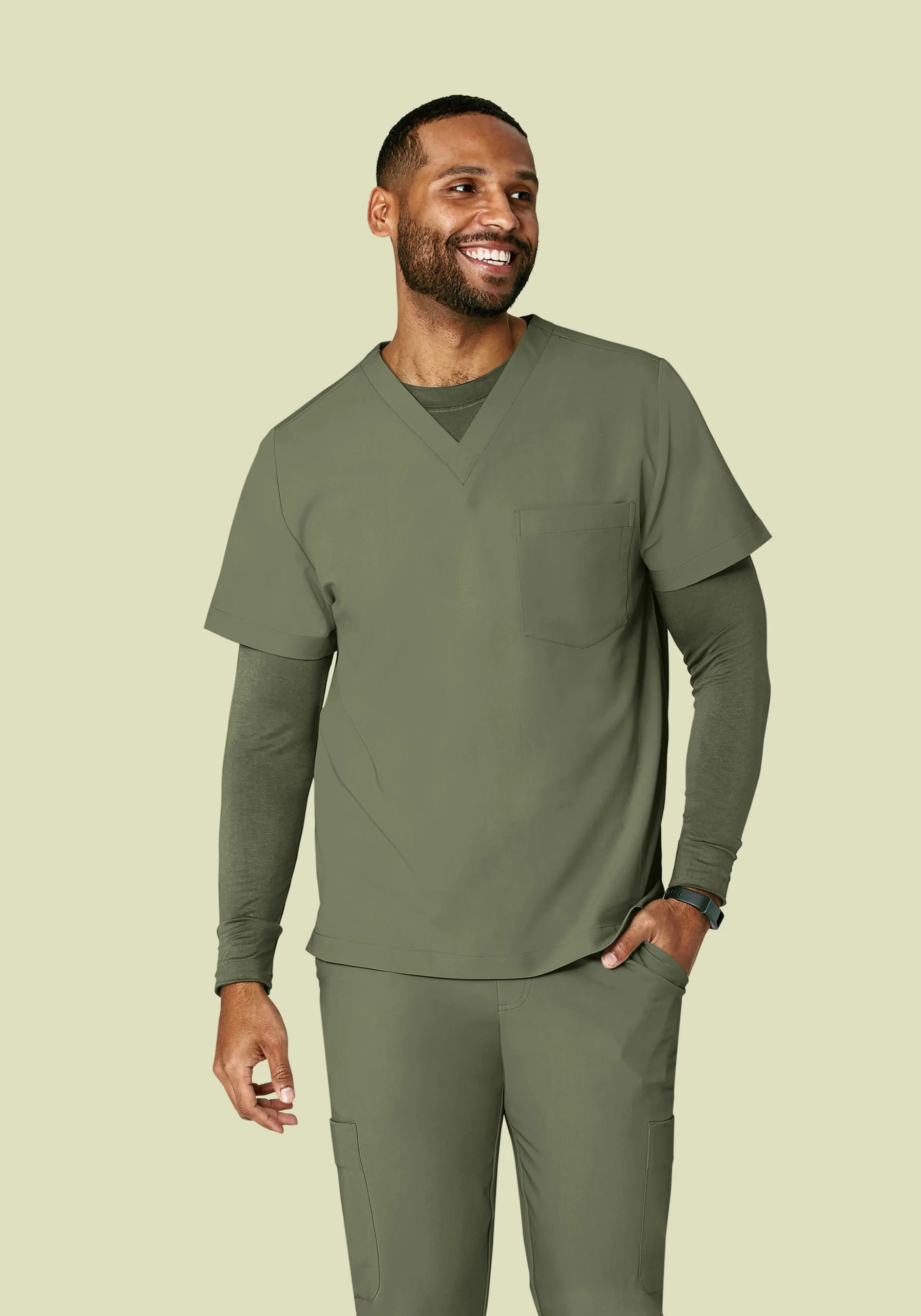 Men's Underscrubs Sage - Image 3