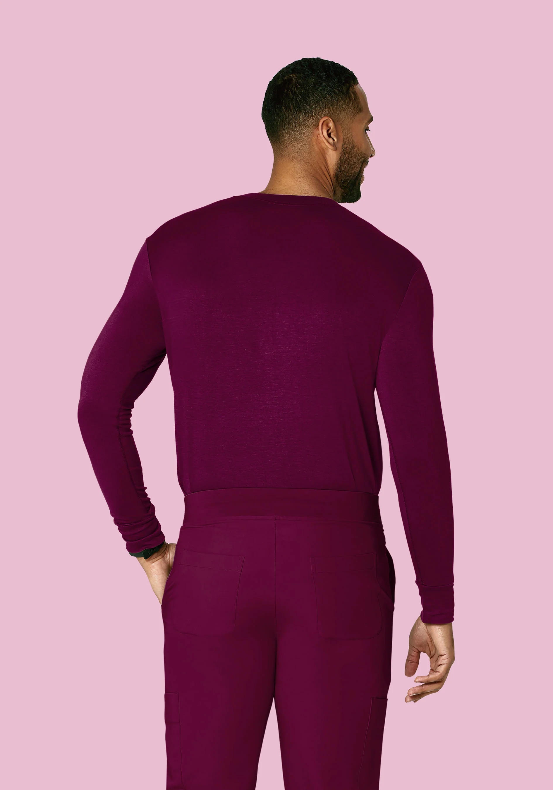 Men's Underscrubs Sangria - Image 2