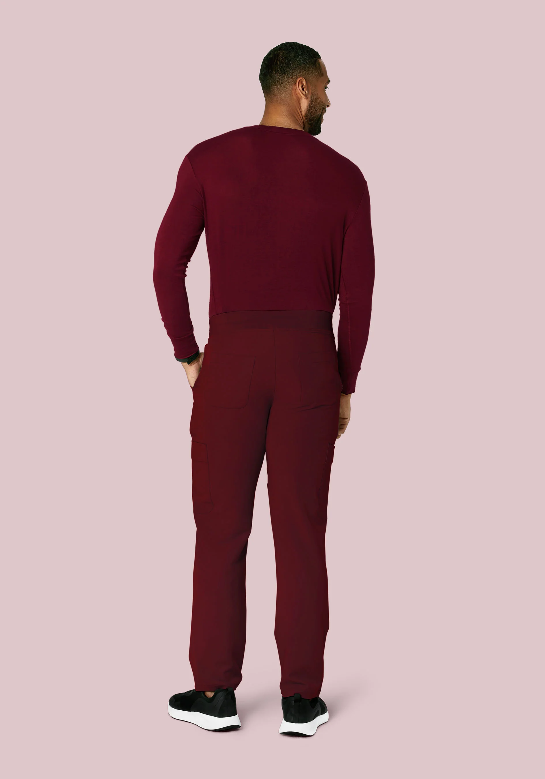 Men's Underscrubs Wine - Image 3
