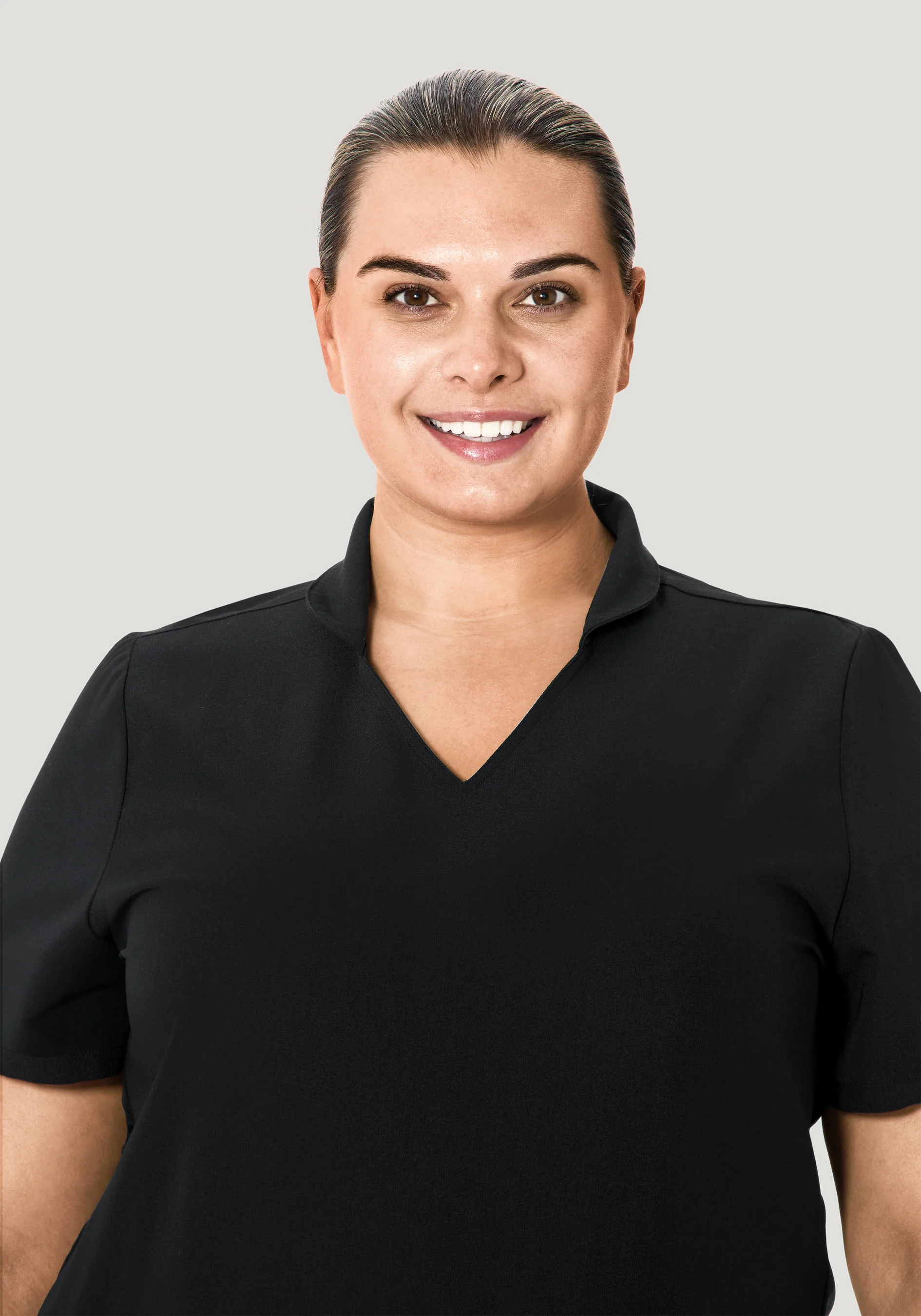 Multi Wear Collar Top Black - Image 8
