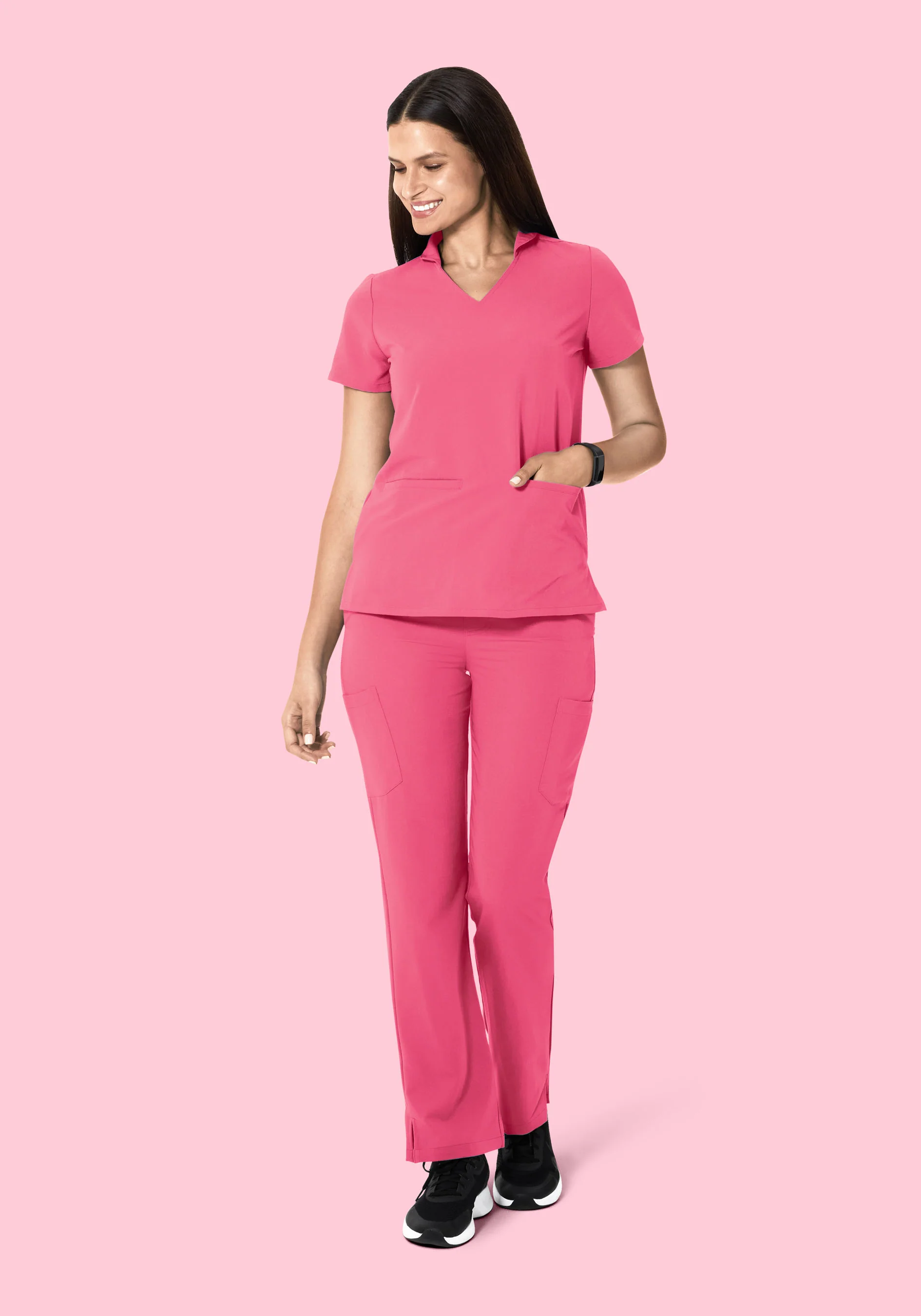 Multi Wear Collar Top Bubblegum - Image 6