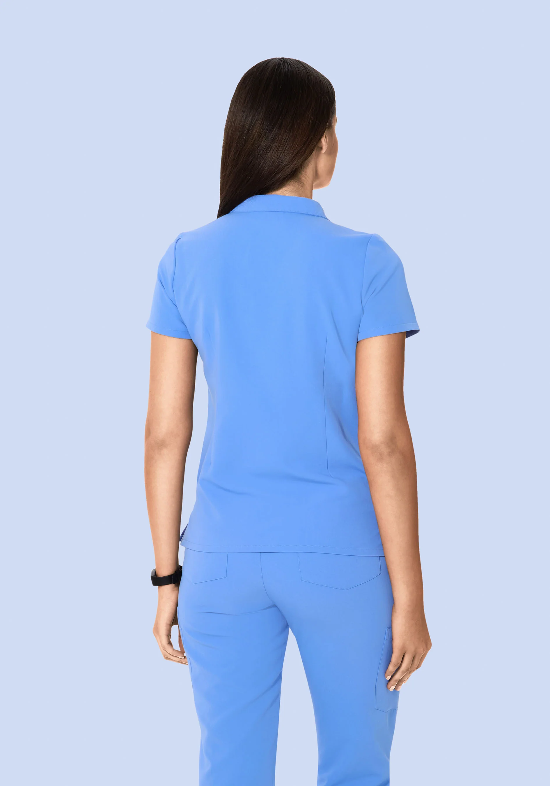 Multi Wear Collar Top Ceil Blue - Image 6
