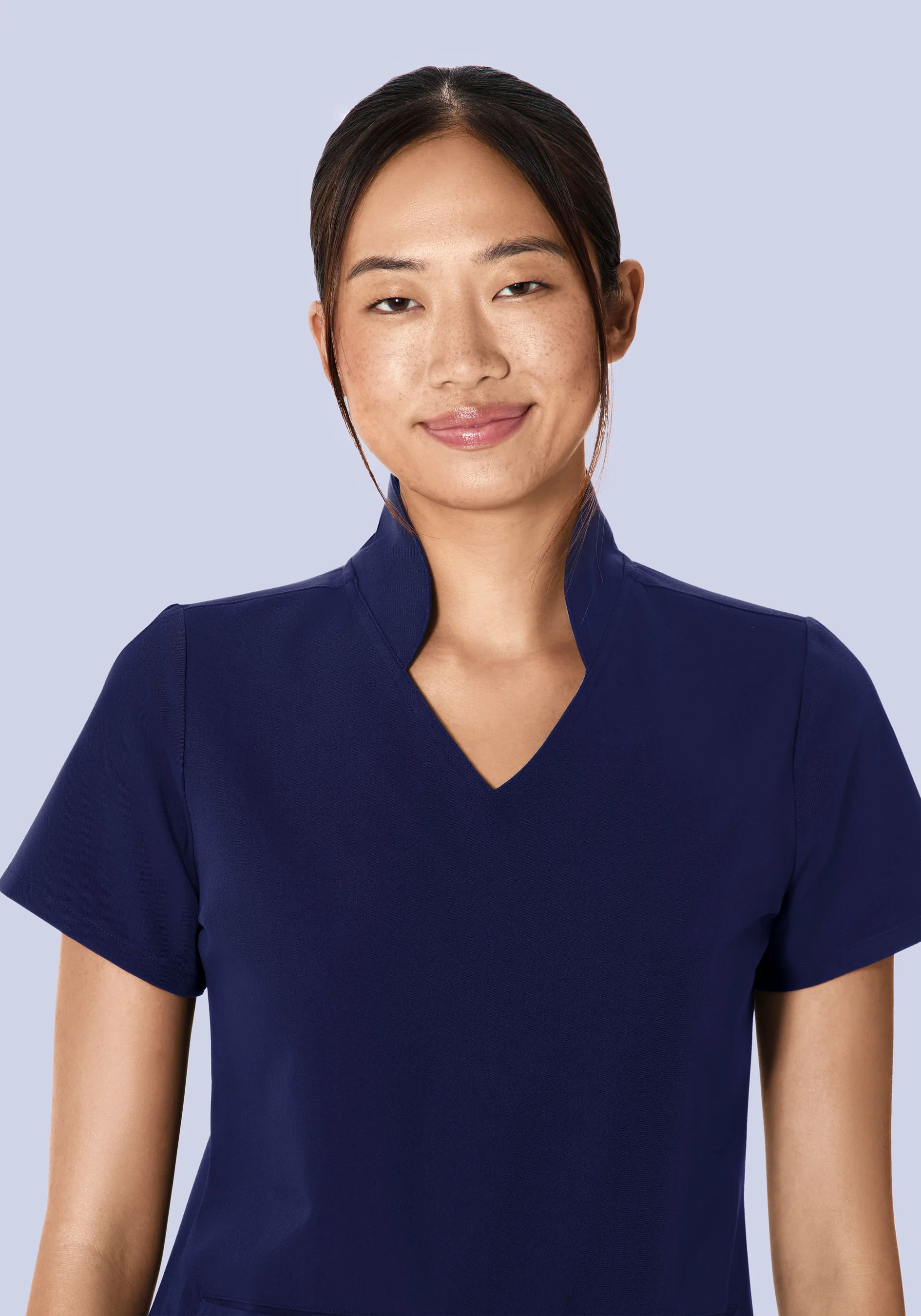 Multi Wear Collar Top Navy - Image 3