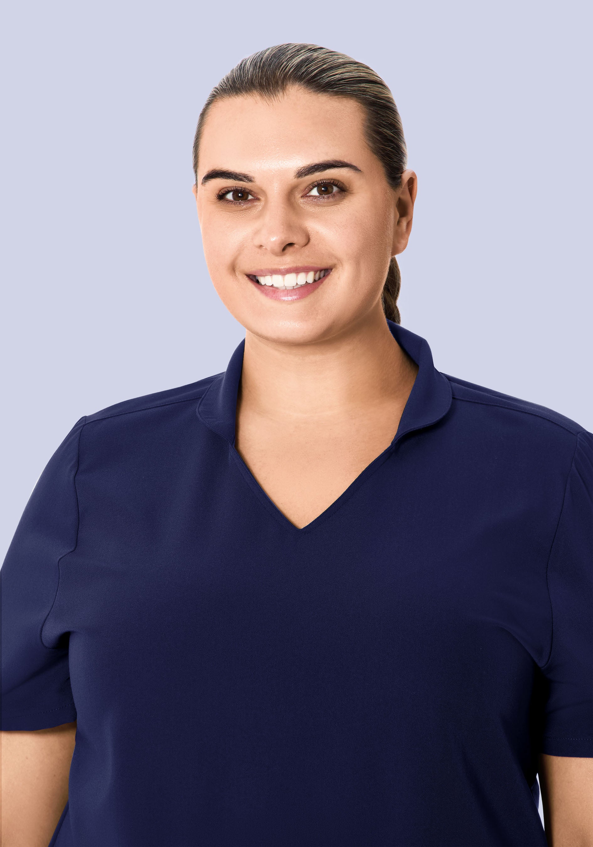 Multi Wear Collar Top Navy - Image 8