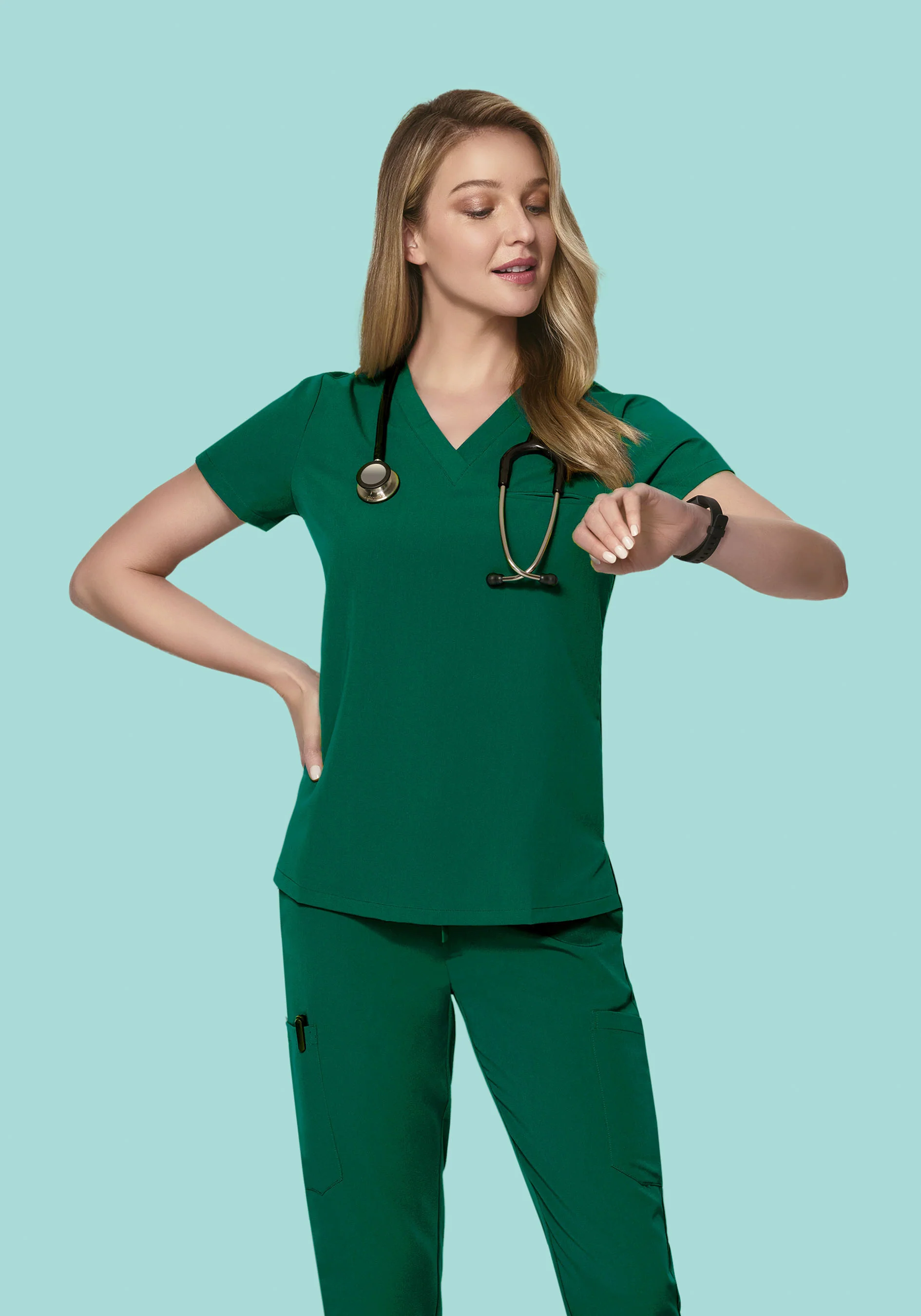 One Pocket Top Hunter Green - Image 4