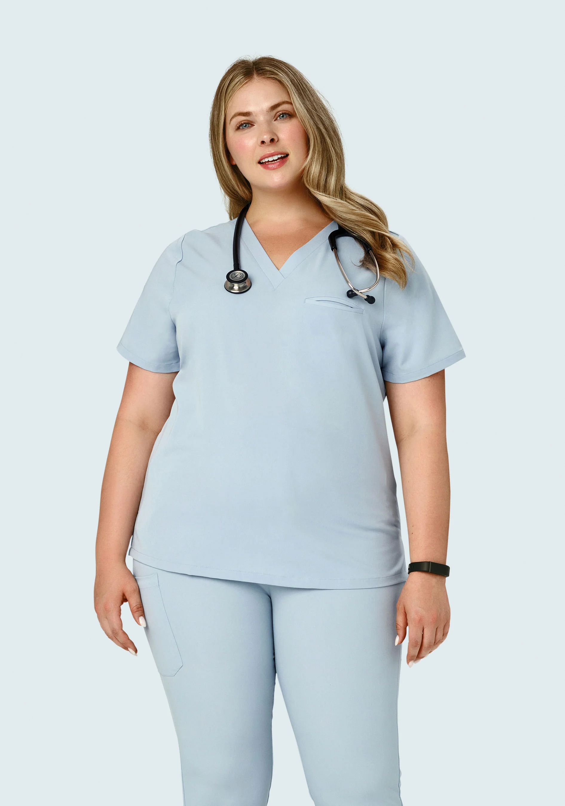 One Pocket Top Powder Blue - Image 3