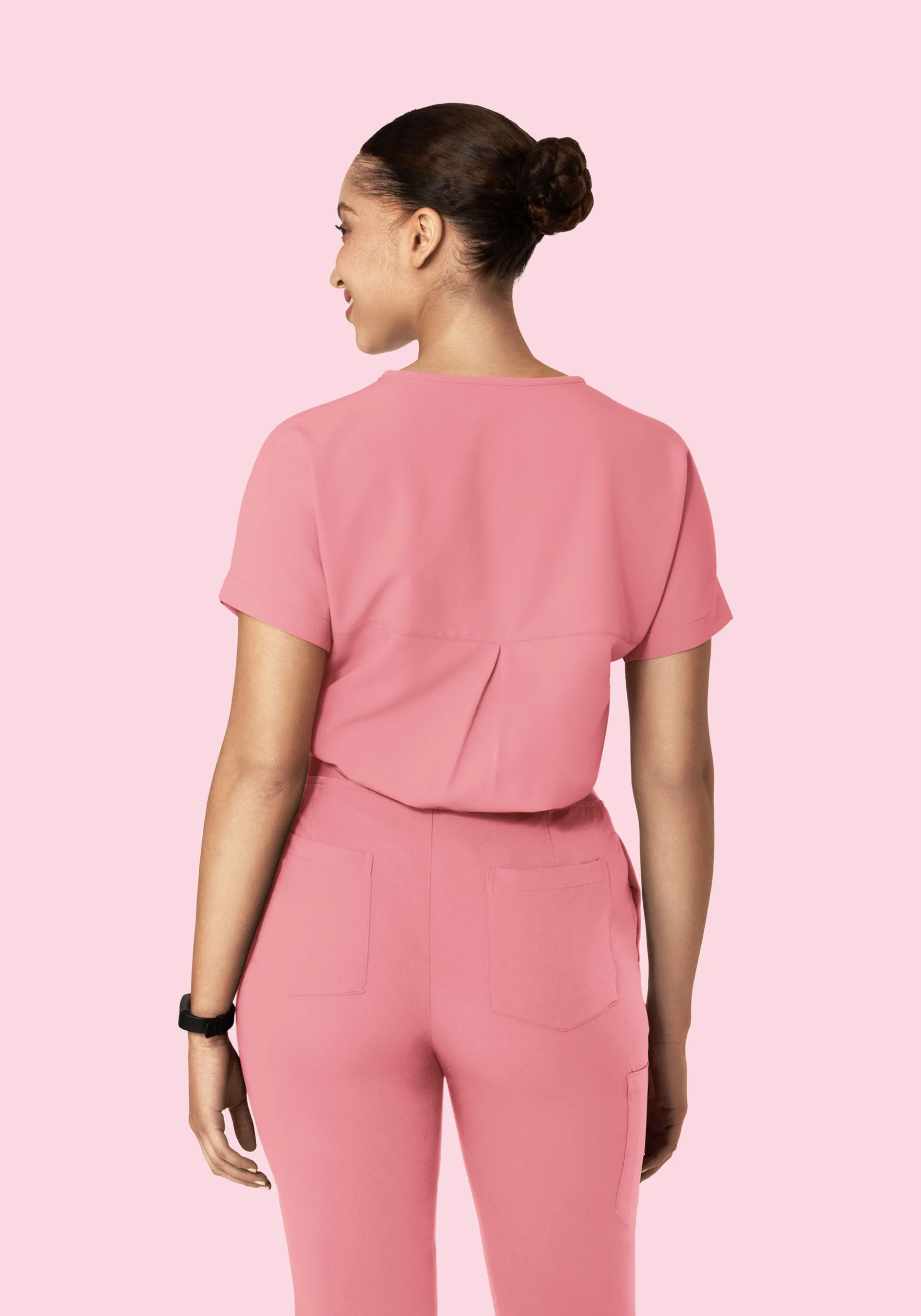 Oversized V Neck Top Peony - Image 5