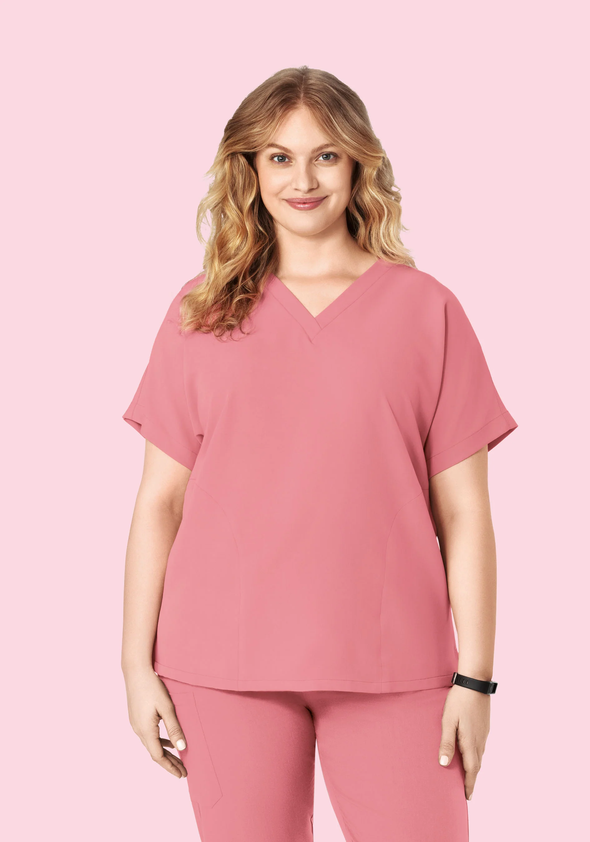 Oversized V Neck Top Peony - Image 7