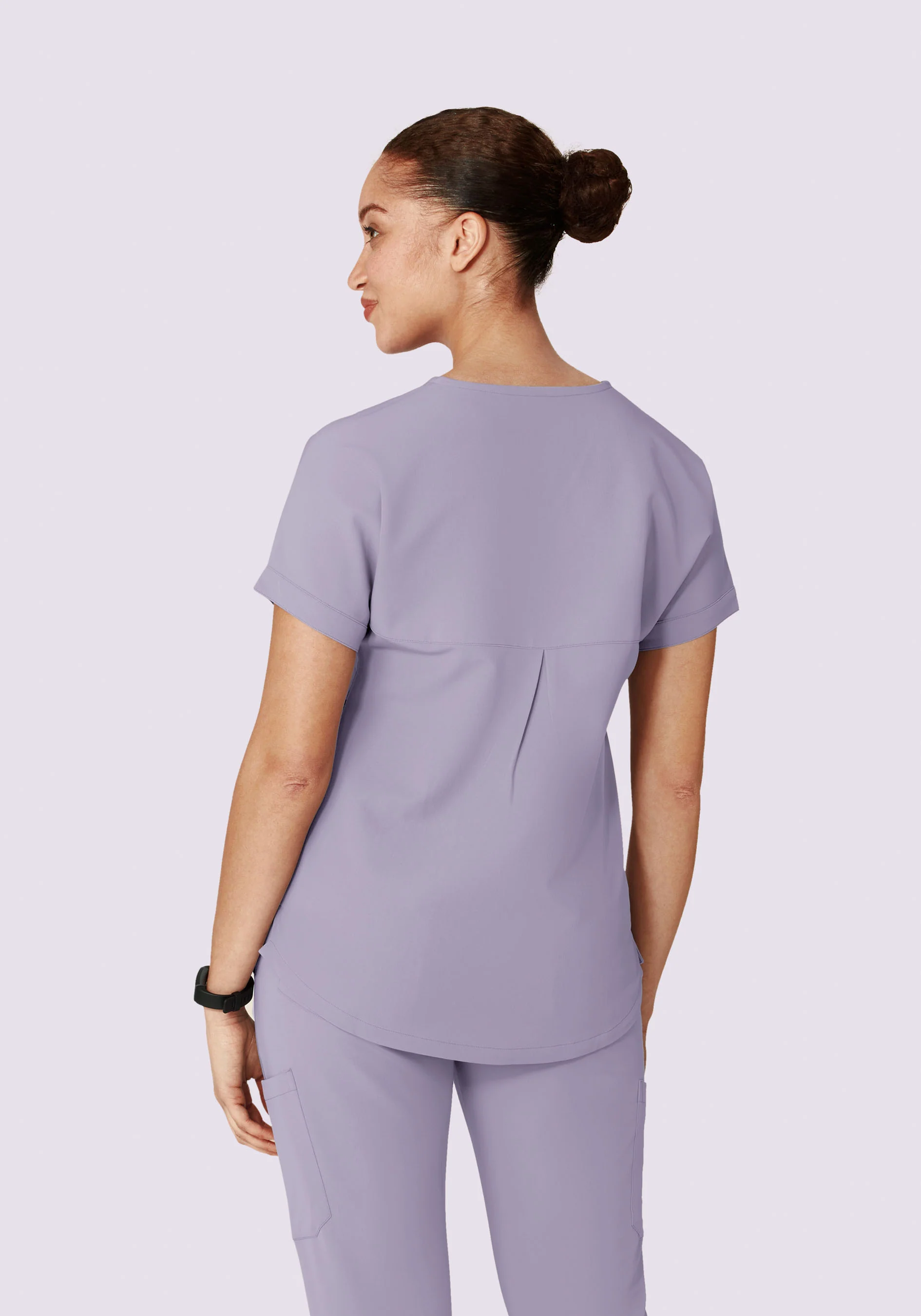 Oversized V Neck Top Ube - Image 5