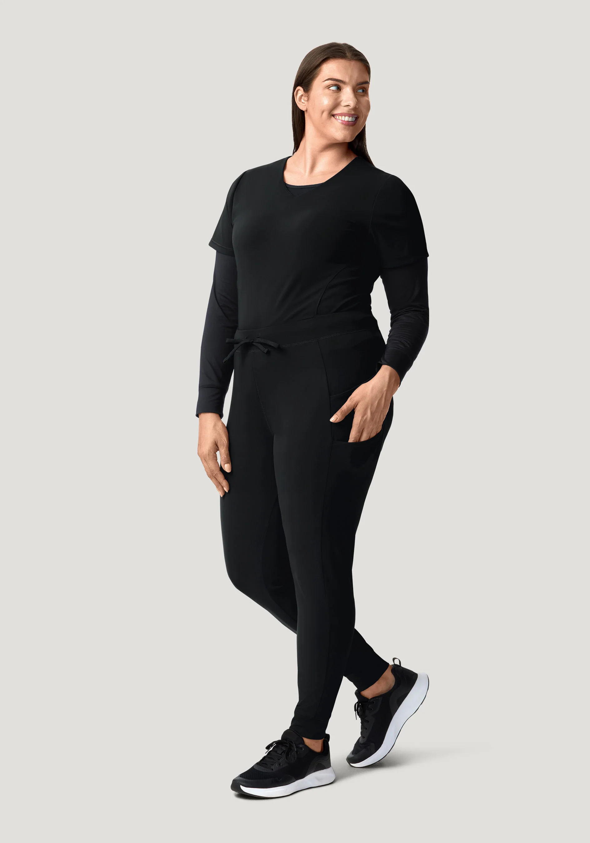 Soft Stretch Joggers Black - Image 6