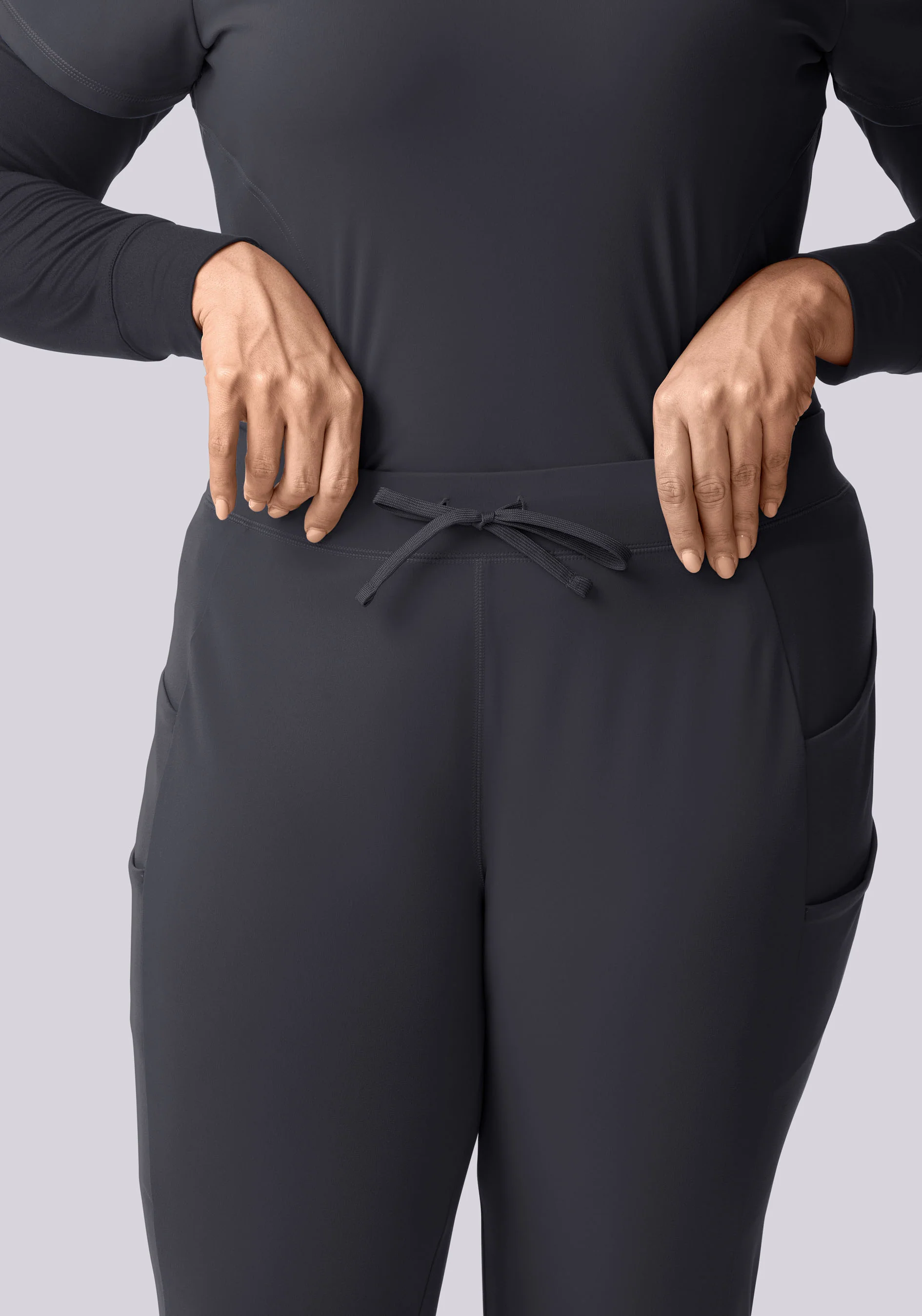 Soft Stretch Joggers Pewter - Image 5