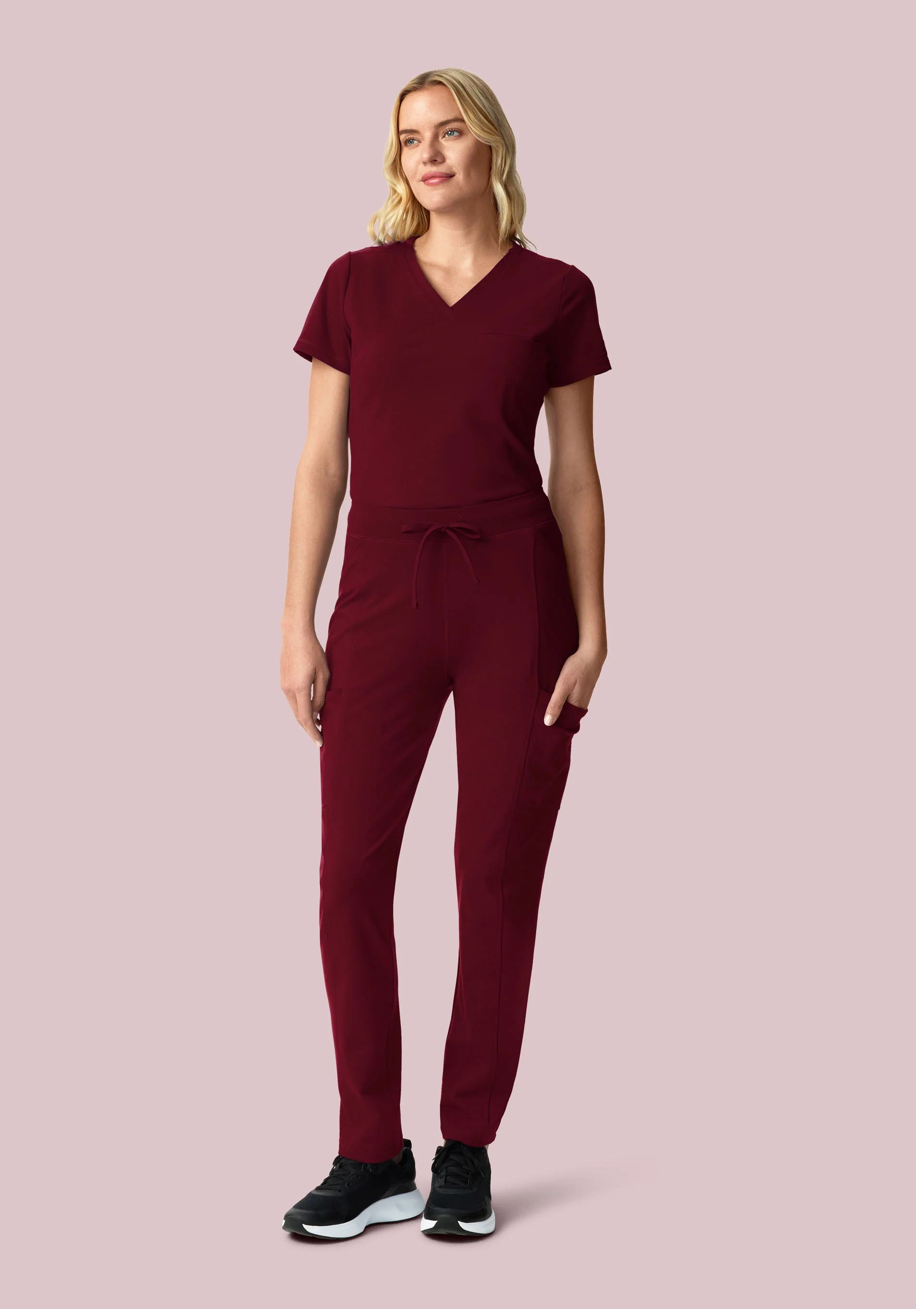 Soft Stretch Straight Leg Wine - Image 4