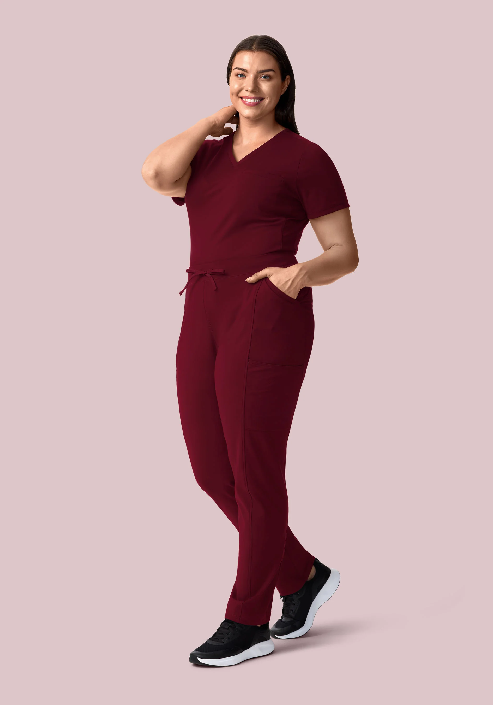 Soft Stretch Straight Leg Wine - Image 8